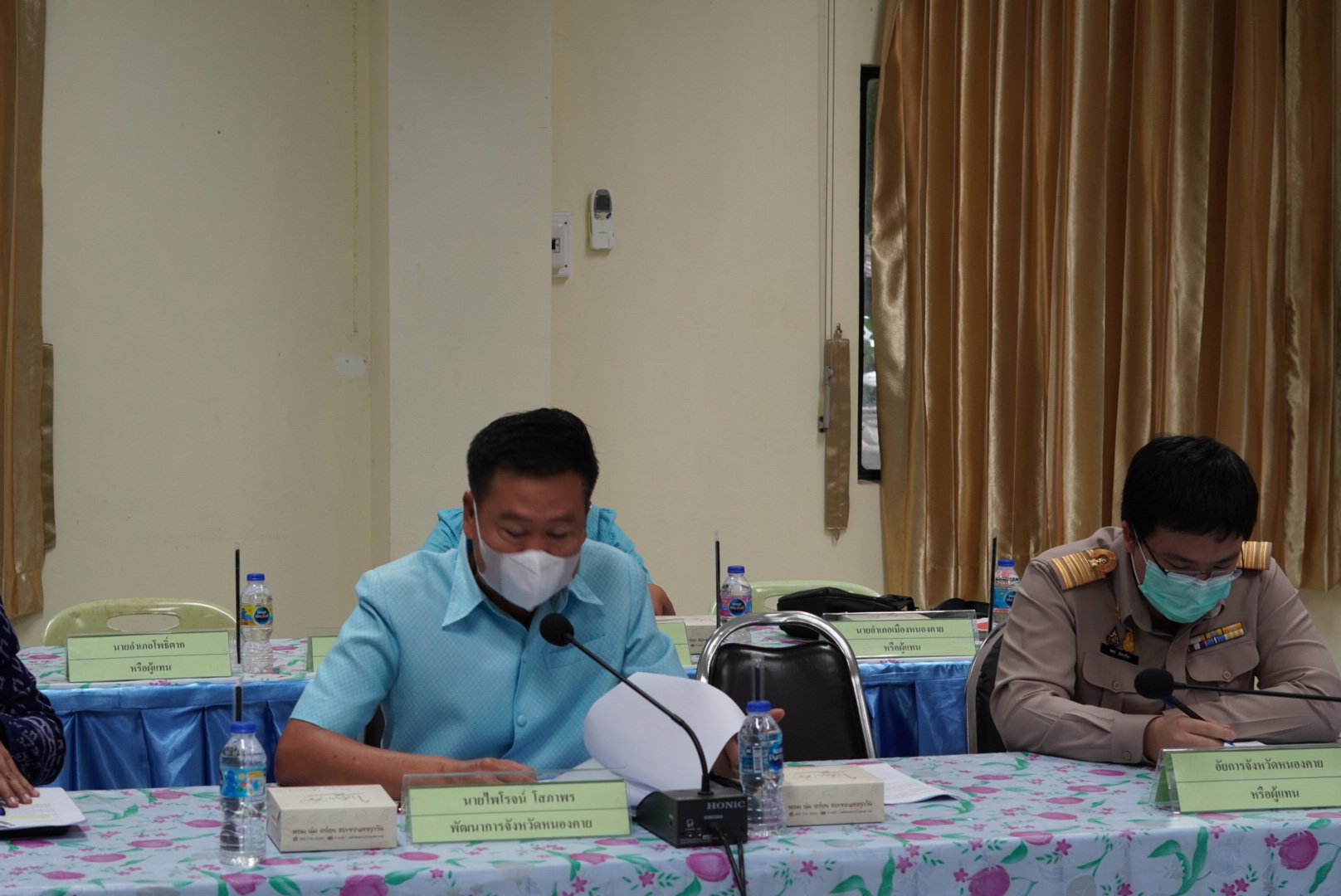 พช.หนองคาย ประชุมคณะกรรมการประสานและขับเคลื่อนนโยบายสานพลังประชารัฐ ประจำจังหวัด (คสป.) ครั้งที่ ๓/๒๕๖๕