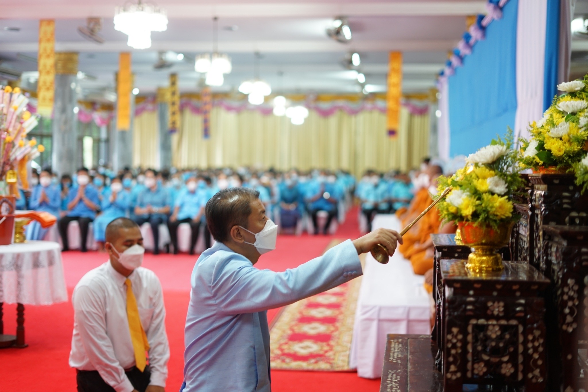 จังหวัดหนองคาย โดยสำนักงานพัฒนาชุมชนจังหวัดหนองคาย จัดกิจกรรมบริจาคโลหิตตามโครงการ “90 พรรษา 90 ล้านซีซีถวายราชสดุดี สมเด็จพระบรมราชชนนีพันปีหลวง”และกิจกรรมทอดผ้าป่า ภายใต้โครงการ “90 พรรษา 999 สมทบกองทุนศรัทธา ทุนปัญญา กองทุนแม่ของแผ่นดิน ทุนตั้งต้นแห่งความดีงาม” เฉลิมพระเกียรติ สมเด็จพระนางเจ้าสิริกิติ์ พระบรมราชินีนาถ พระบรมราชชนนีพันปีหลวง เนื่องในโอกาสมหามงคลเฉลิมพระชนมพรรษา 90 พรรษา 12 สิงหาคม 2565 