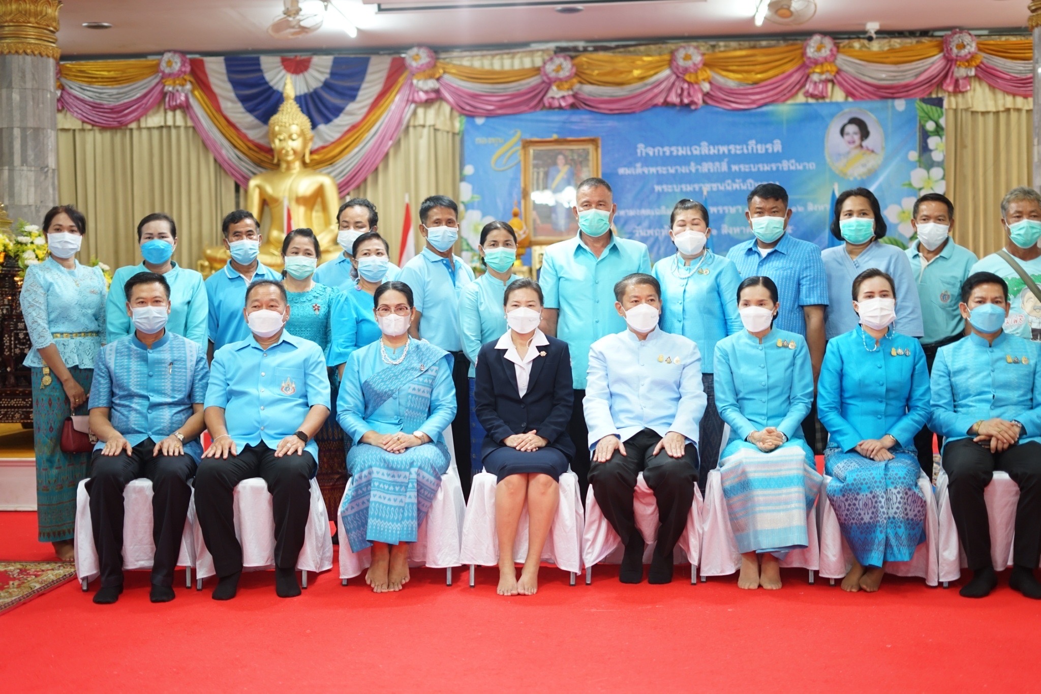 จังหวัดหนองคาย โดยสำนักงานพัฒนาชุมชนจังหวัดหนองคาย จัดกิจกรรมบริจาคโลหิตตามโครงการ “90 พรรษา 90 ล้านซีซีถวายราชสดุดี สมเด็จพระบรมราชชนนีพันปีหลวง”และกิจกรรมทอดผ้าป่า ภายใต้โครงการ “90 พรรษา 999 สมทบกองทุนศรัทธา ทุนปัญญา กองทุนแม่ของแผ่นดิน ทุนตั้งต้นแห่งความดีงาม” เฉลิมพระเกียรติ สมเด็จพระนางเจ้าสิริกิติ์ พระบรมราชินีนาถ พระบรมราชชนนีพันปีหลวง เนื่องในโอกาสมหามงคลเฉลิมพระชนมพรรษา 90 พรรษา 12 สิงหาคม 2565 