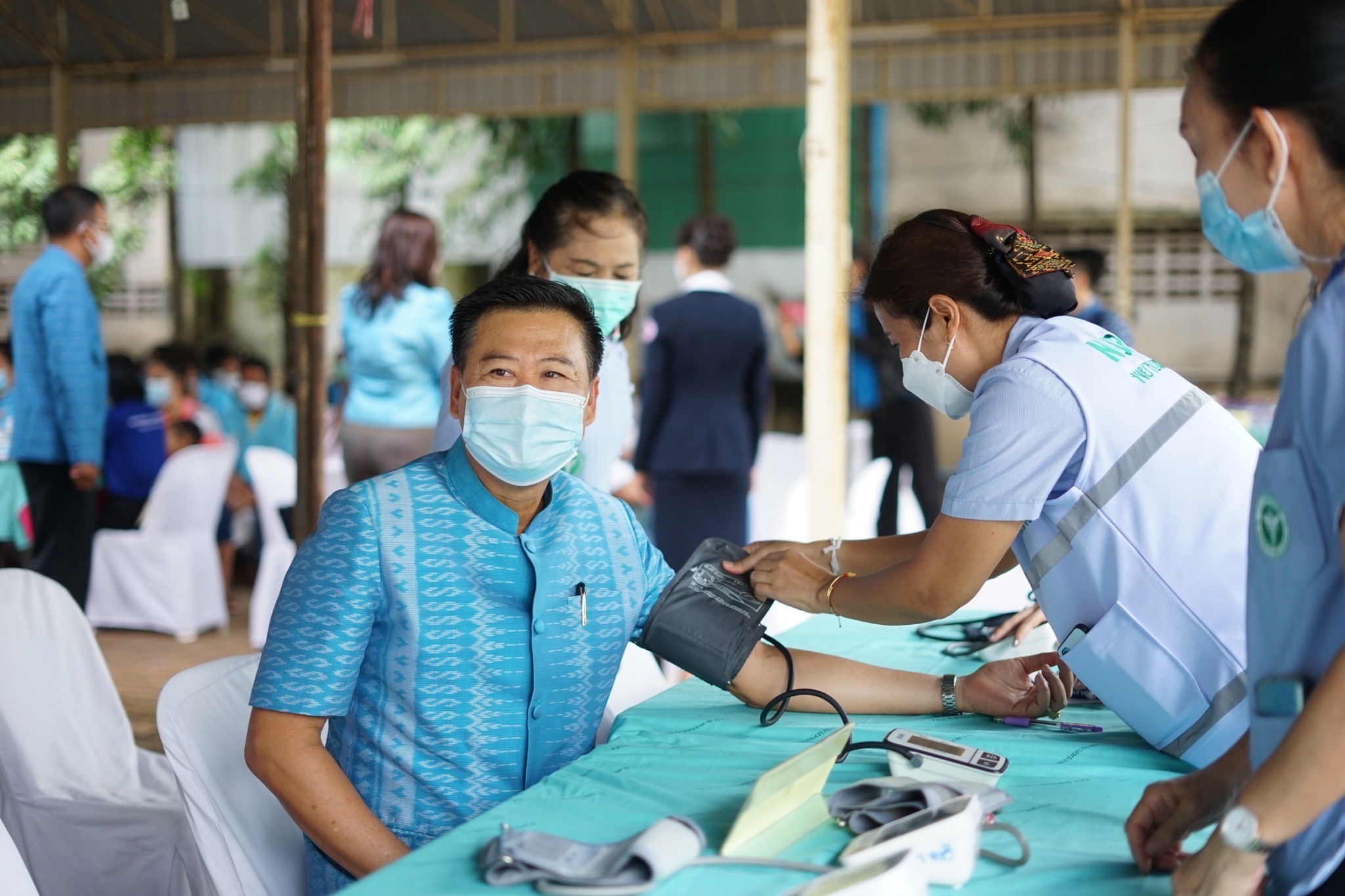 จังหวัดหนองคาย โดยสำนักงานพัฒนาชุมชนจังหวัดหนองคาย จัดกิจกรรมบริจาคโลหิตตามโครงการ “90 พรรษา 90 ล้านซีซีถวายราชสดุดี สมเด็จพระบรมราชชนนีพันปีหลวง”และกิจกรรมทอดผ้าป่า ภายใต้โครงการ “90 พรรษา 999 สมทบกองทุนศรัทธา ทุนปัญญา กองทุนแม่ของแผ่นดิน ทุนตั้งต้นแห่งความดีงาม” เฉลิมพระเกียรติ สมเด็จพระนางเจ้าสิริกิติ์ พระบรมราชินีนาถ พระบรมราชชนนีพันปีหลวง เนื่องในโอกาสมหามงคลเฉลิมพระชนมพรรษา 90 พรรษา 12 สิงหาคม 2565 