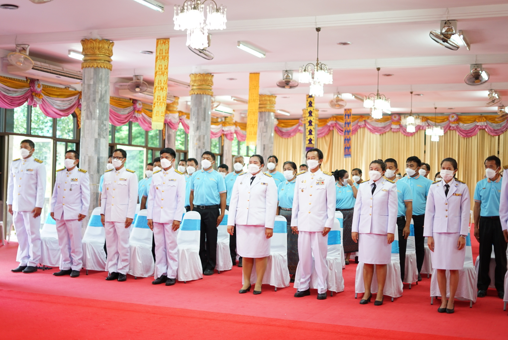 พช.หนองคาย จัดพิธีมอบเงินพระราชทานขวัญถุงกองทุนแม่ของแผ่นดิน ประจำปี 2564 และ 2565