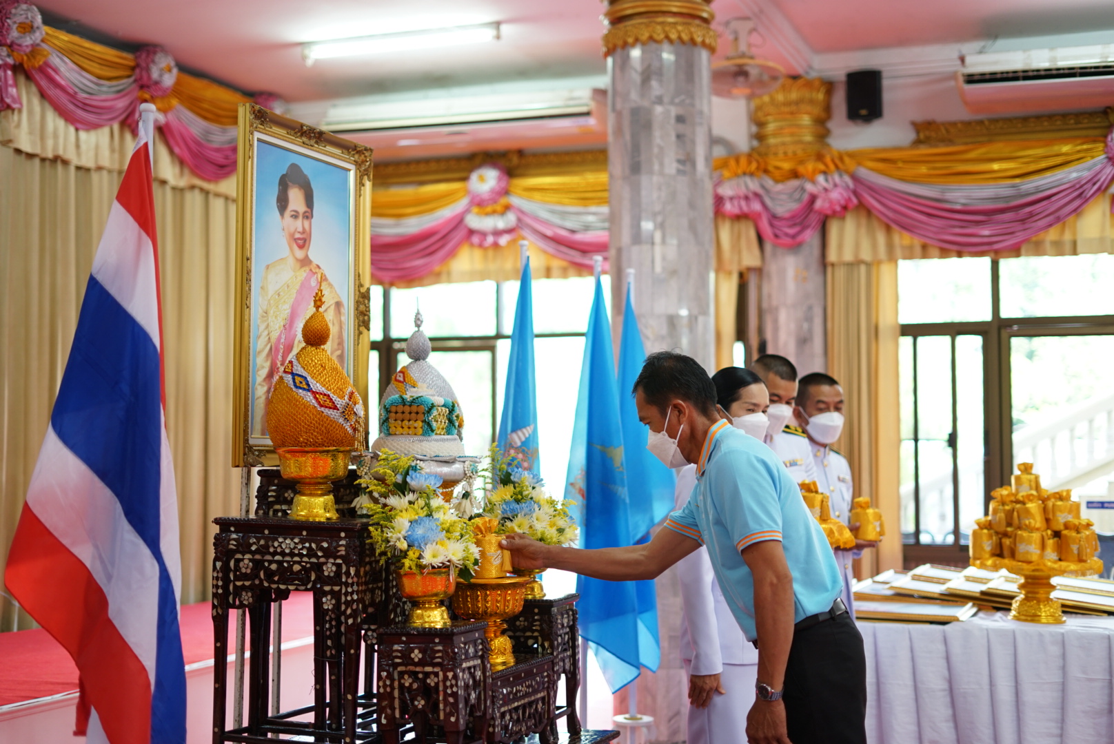 พช.หนองคาย จัดพิธีมอบเงินพระราชทานขวัญถุงกองทุนแม่ของแผ่นดิน ประจำปี 2564 และ 2565