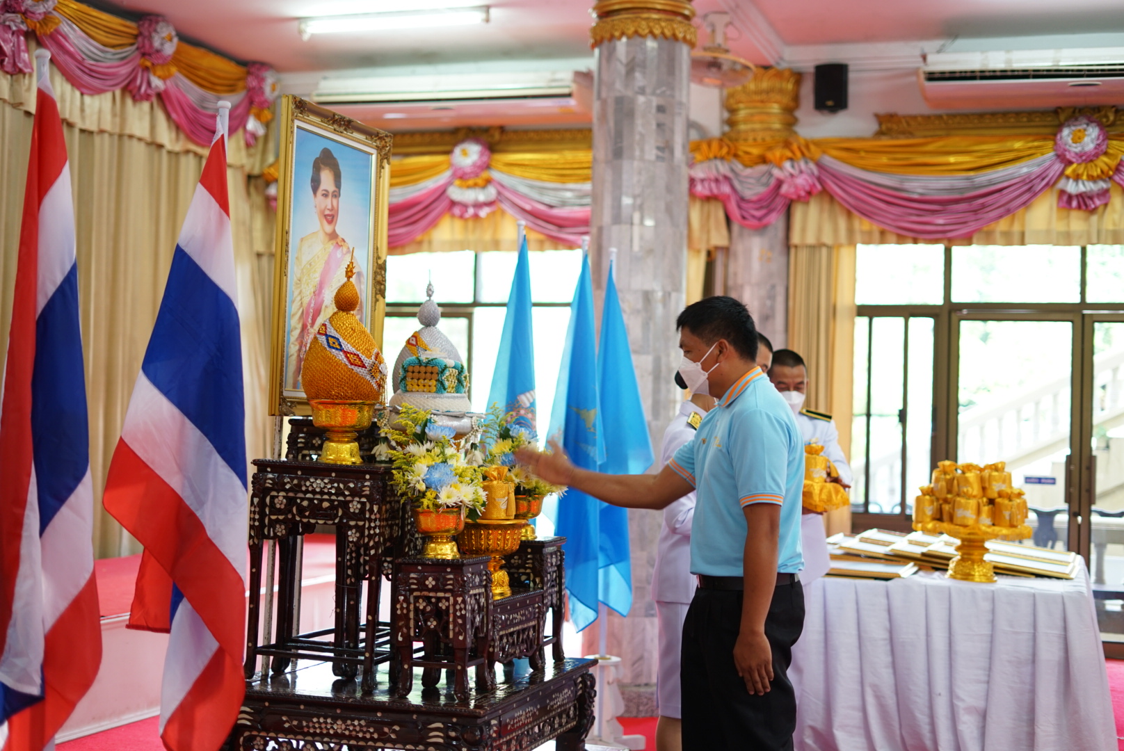 พช.หนองคาย จัดพิธีมอบเงินพระราชทานขวัญถุงกองทุนแม่ของแผ่นดิน ประจำปี 2564 และ 2565