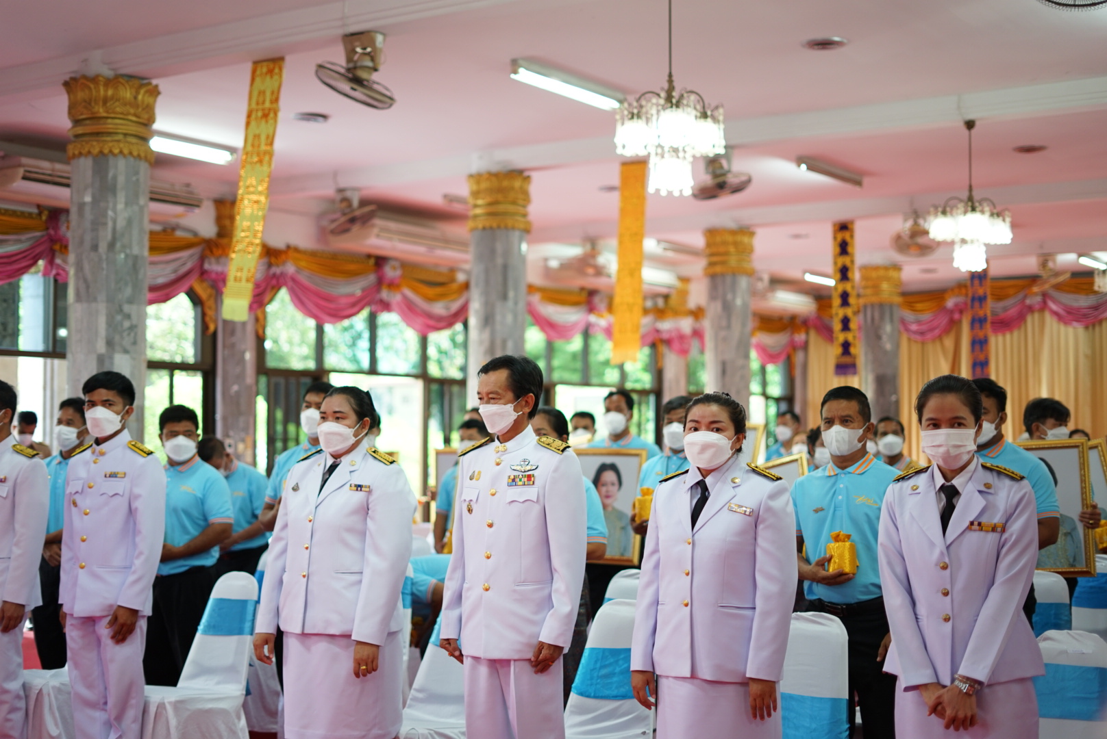 พช.หนองคาย จัดพิธีมอบเงินพระราชทานขวัญถุงกองทุนแม่ของแผ่นดิน ประจำปี 2564 และ 2565