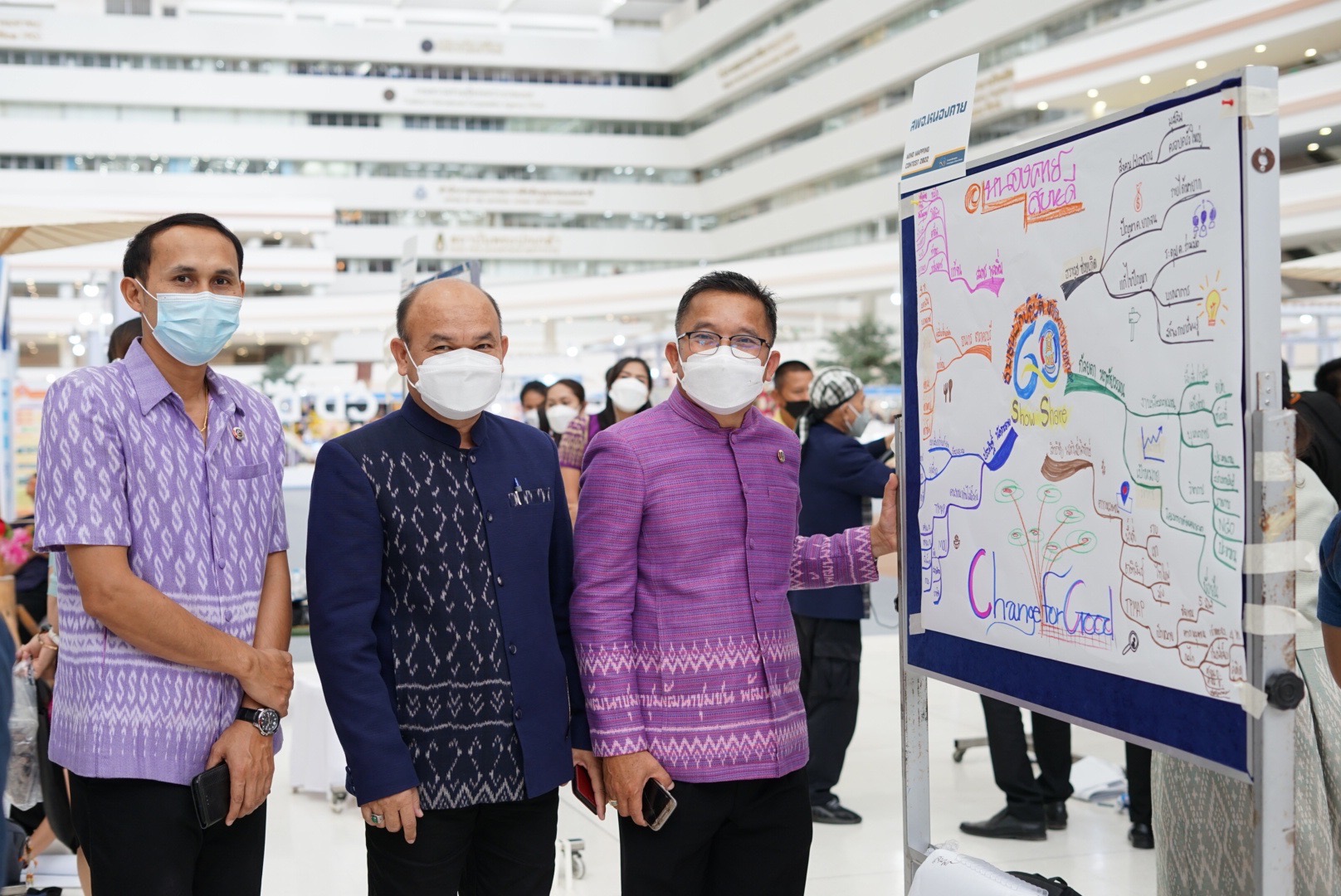 พัฒนาชุมชนหนองคาย ร่วมงานวันพัฒนาชุมชน 2565 ครั้งที่ 11 วันสุดท้าย พร้อมคว้ารางวัลชมเชย การประกวด Mind Mapping Contest 2022