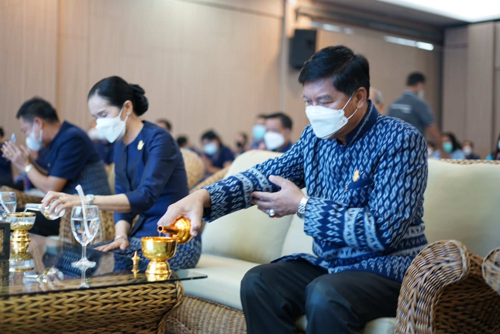 พช.หนองคาย จัดกิจกรรมทำบุญเนื่องในโอกาสวันคล้ายวันก่อตั้งกรมการพัฒนาชุมชน ครบรอบ 60 ปี