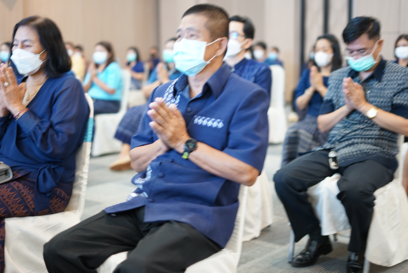 พช.หนองคาย จัดกิจกรรมทำบุญเนื่องในโอกาสวันคล้ายวันก่อตั้งกรมการพัฒนาชุมชน ครบรอบ 60 ปี