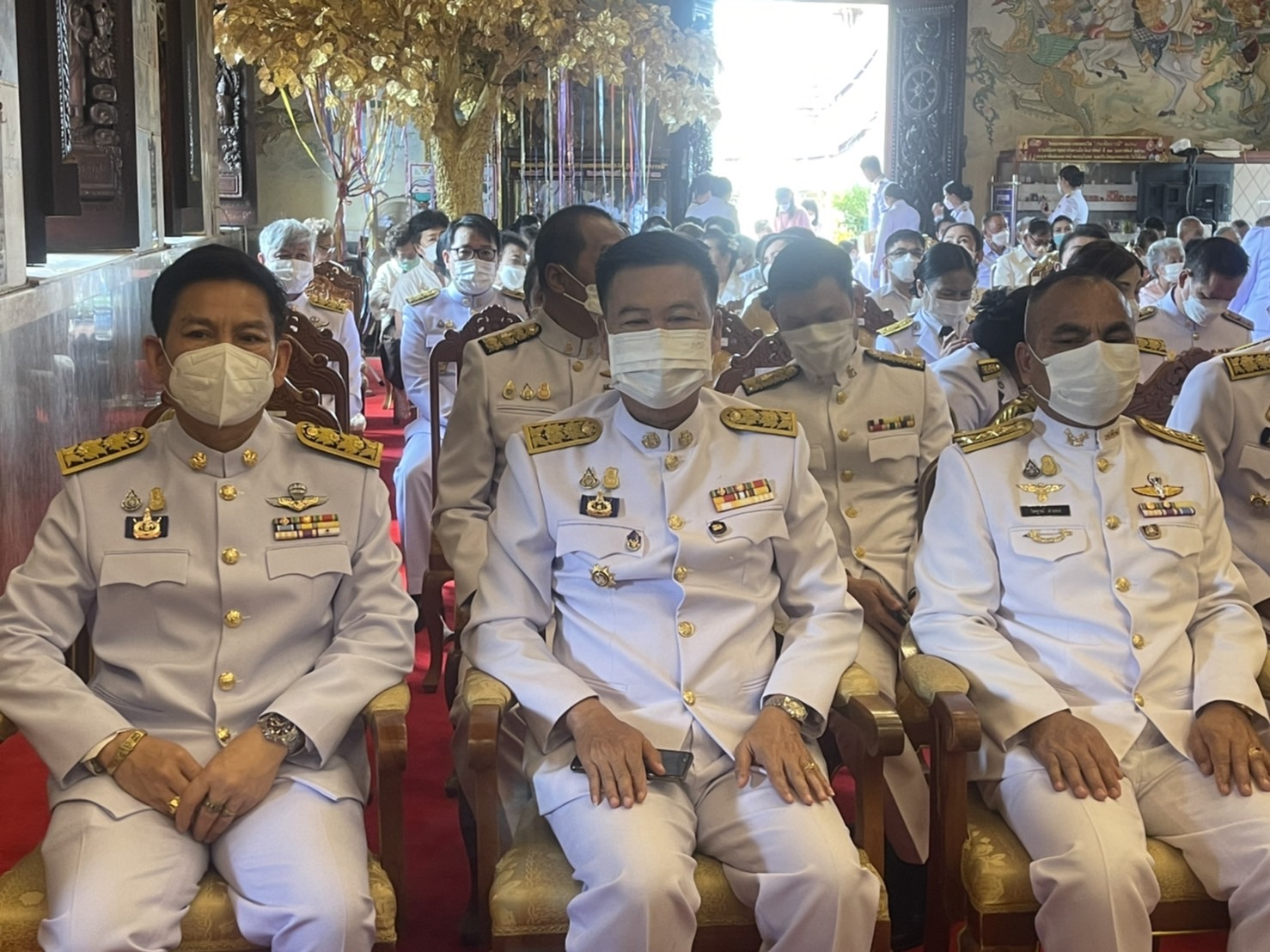 พช.หนองคาย ร่วมพิธีทอดถวายกฐินพระราชทาน วัดโพธิ์ชัย พระอารามหลวง