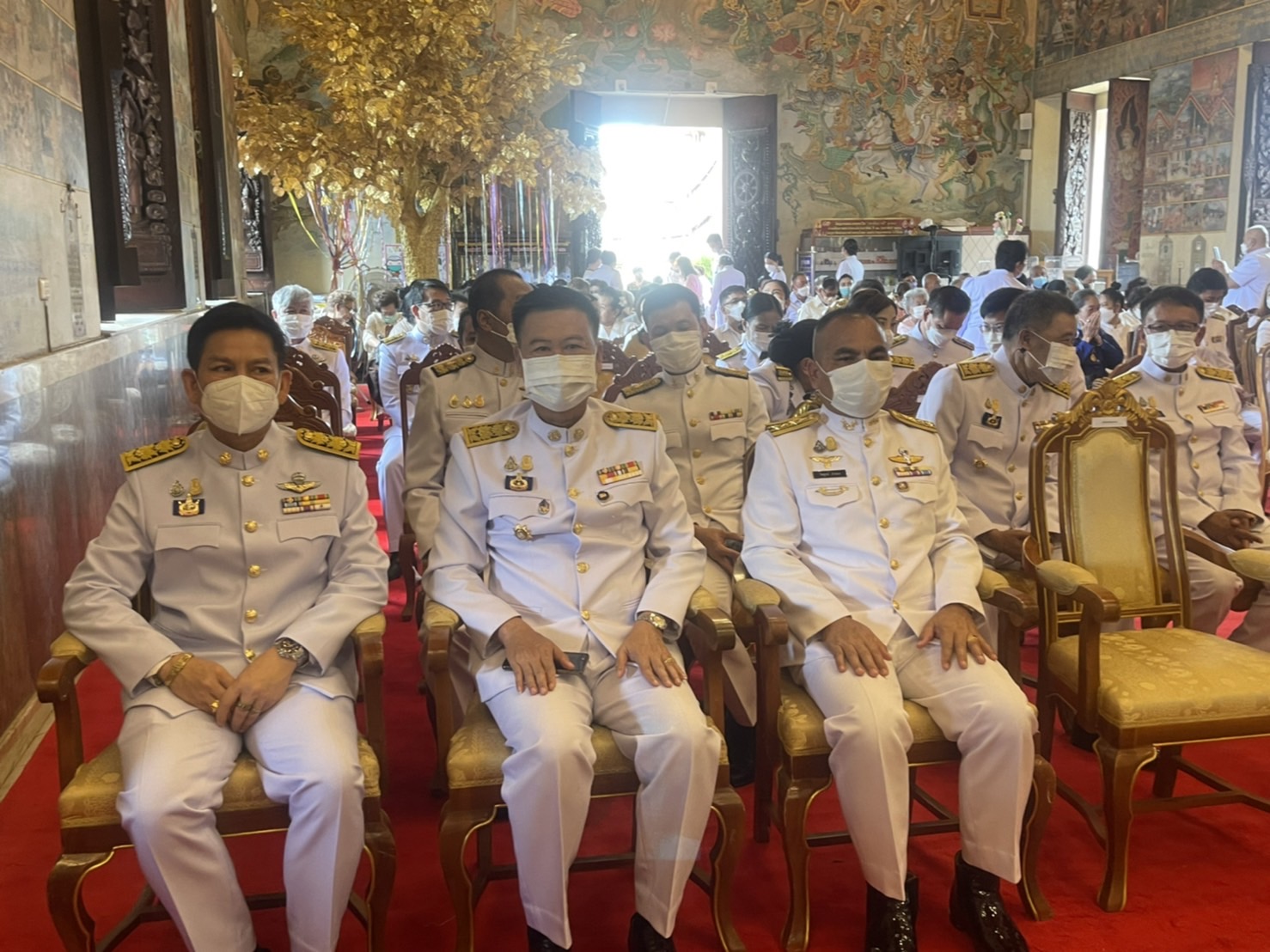 พช.หนองคาย ร่วมพิธีทอดถวายกฐินพระราชทาน วัดโพธิ์ชัย พระอารามหลวง