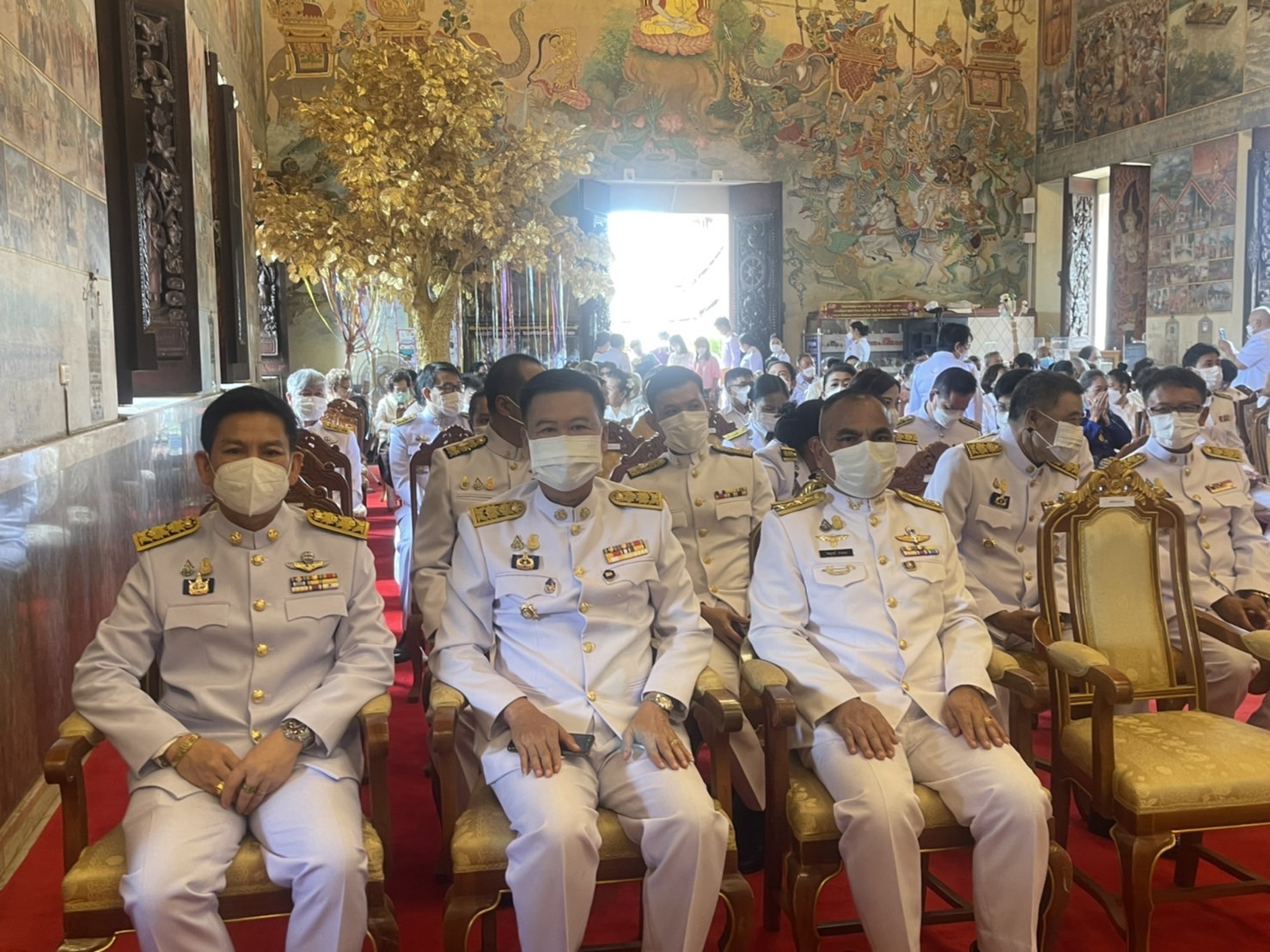 พช.หนองคาย ร่วมพิธีทอดถวายกฐินพระราชทาน วัดโพธิ์ชัย พระอารามหลวง