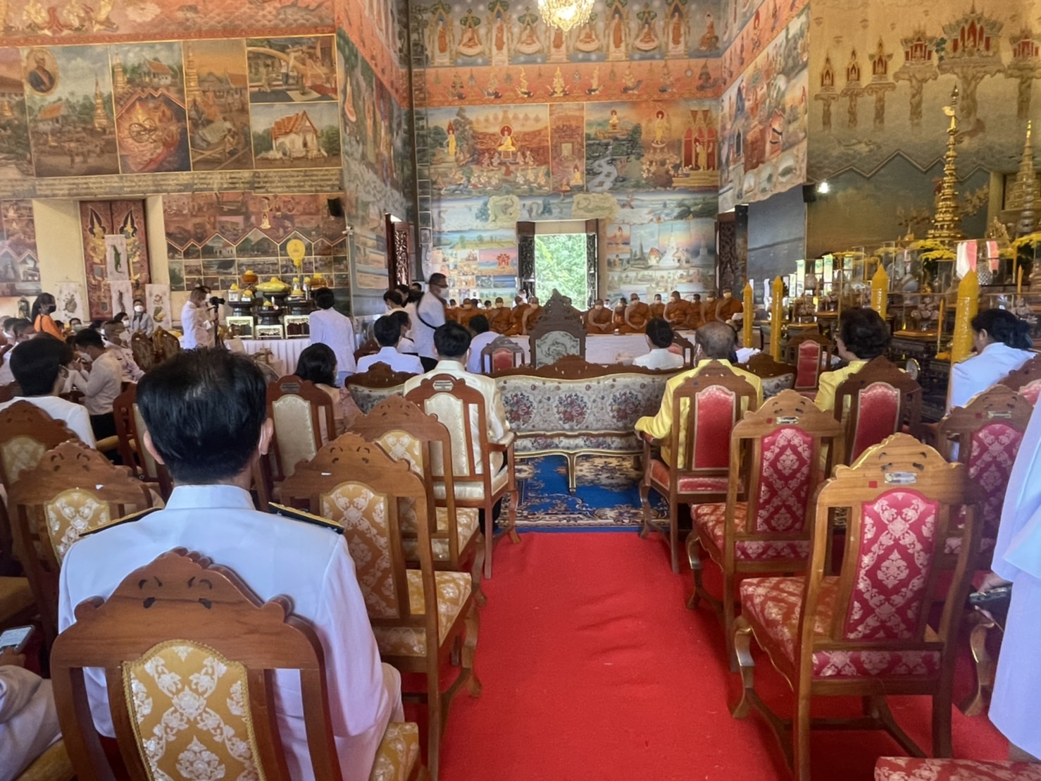 พช.หนองคาย ร่วมพิธีทอดถวายกฐินพระราชทาน วัดโพธิ์ชัย พระอารามหลวง