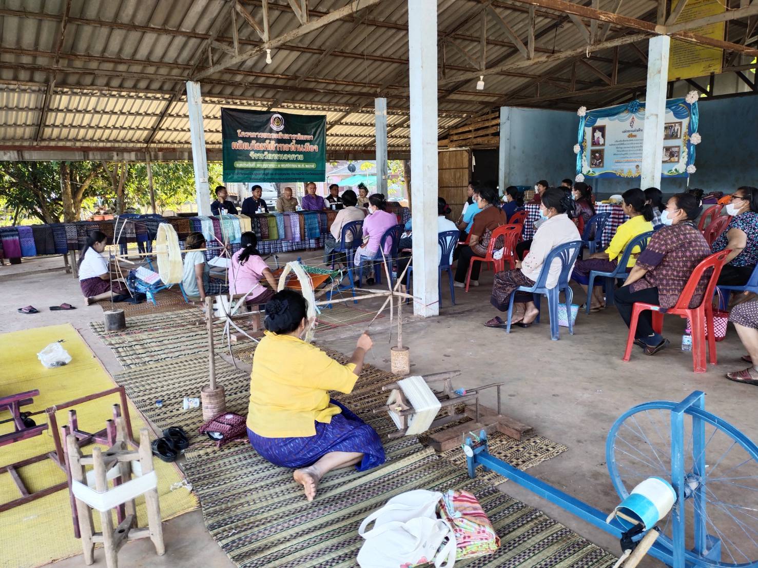 รองอธิบดีกรมการพัฒนาชุมชน (นายสุรศักดิ์ อักษรกุล) ติดตามการขับเคลื่อนการดำเนินงานพัฒนาชุมชน ในพื้นที่จังหวัดหนองคาย