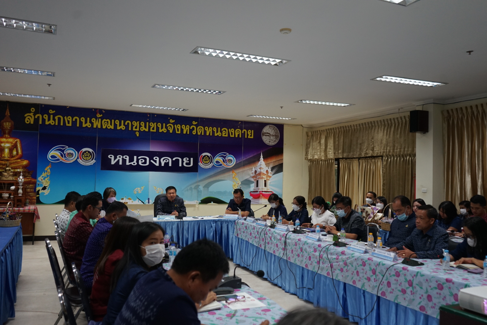 พช.หนองคาย จัดประชุมชี้แจงแนวทางการดำเนินงานพัฒนาชุมชน เพื่อการพัฒนาที่ยั่งยืน ประจำปี พ.ศ.2566