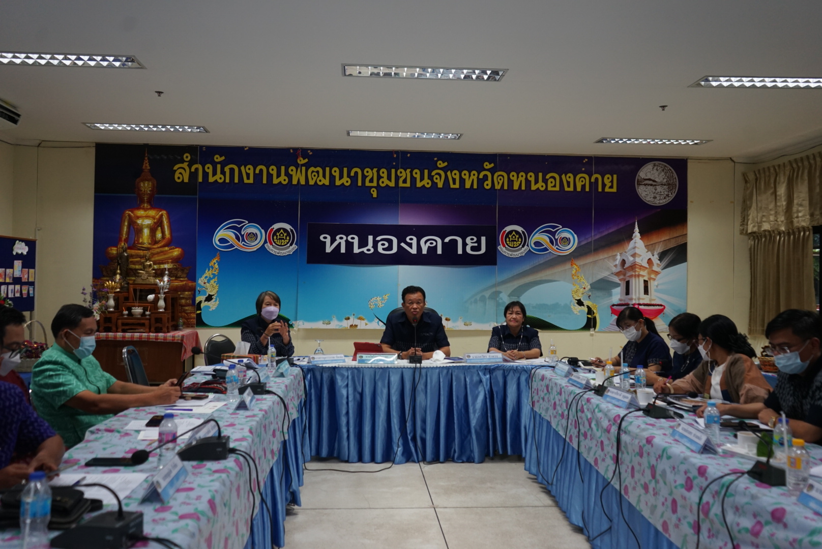 พช.หนองคาย จัดประชุมชี้แจงแนวทางการดำเนินงานพัฒนาชุมชน เพื่อการพัฒนาที่ยั่งยืน ประจำปี พ.ศ.2566