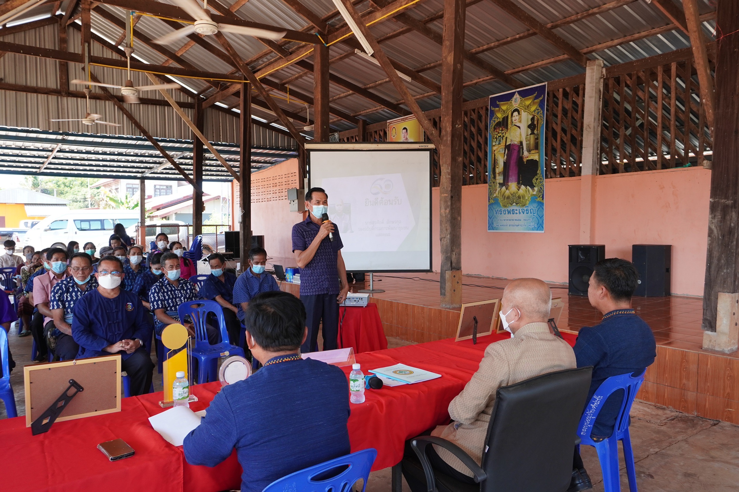 รองอธิบดีกรมการพัฒนาชุมชน (นายสุรศักดิ์ อักษรกุล) ติดตามการขับเคลื่อนการดำเนินงานพัฒนาชุมชน ในพื้นที่จังหวัดหนองคาย