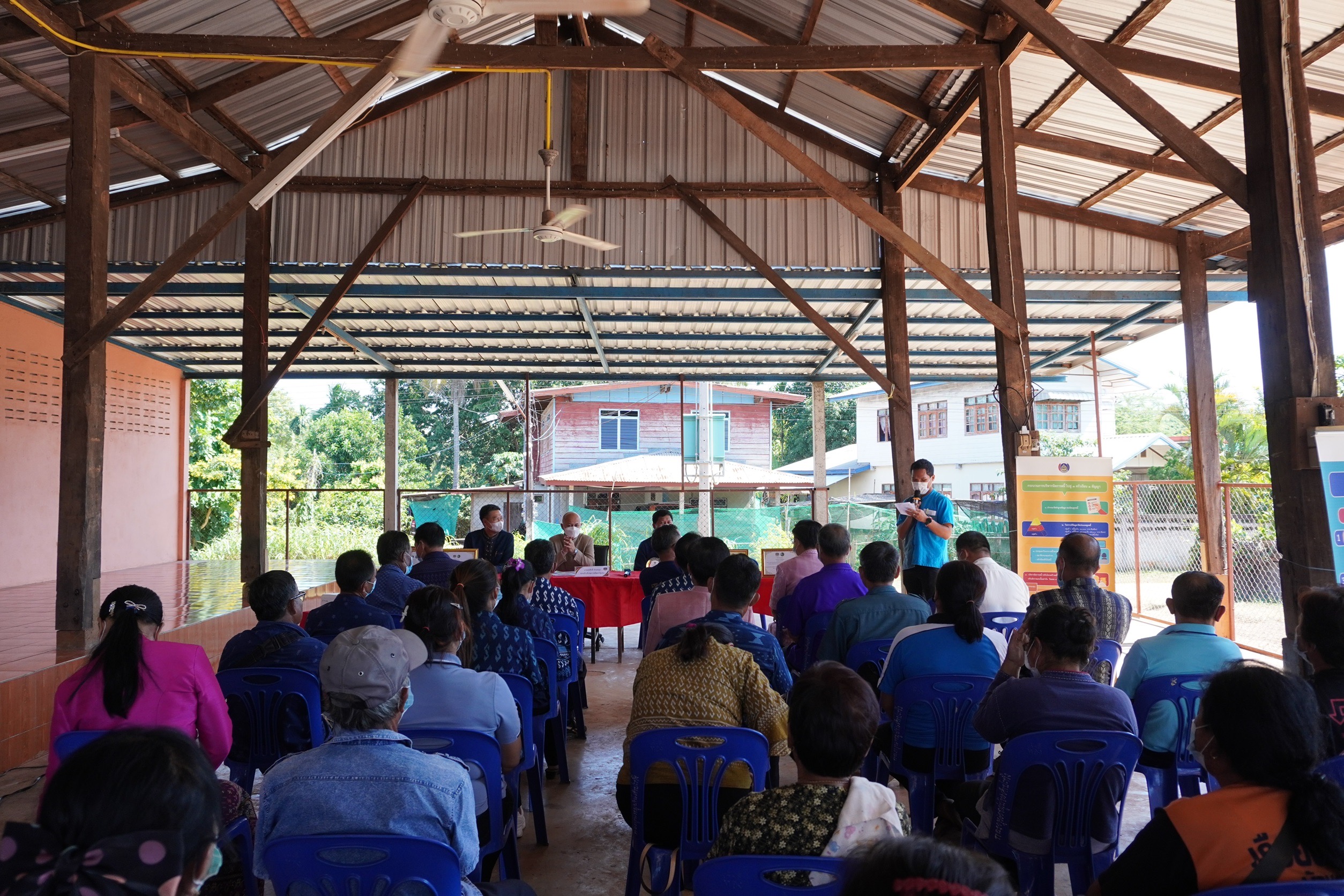 รองอธิบดีกรมการพัฒนาชุมชน (นายสุรศักดิ์ อักษรกุล) ติดตามการขับเคลื่อนการดำเนินงานพัฒนาชุมชน ในพื้นที่จังหวัดหนองคาย