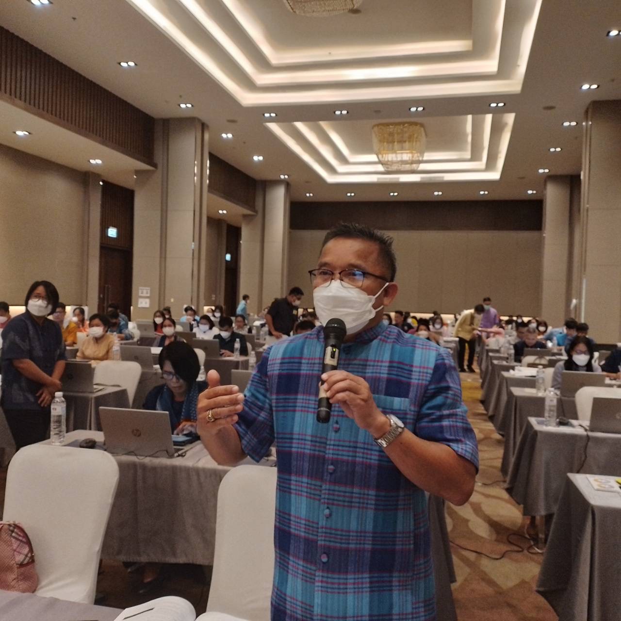 พช.หนองคาย ร่วมประชุมเชิงปฏิบัติการแนวทางการบริหารการจัดเก็บข้อมูลเพื่อการพัฒนาชุมชน ระดับจังหวัด ปี 2566