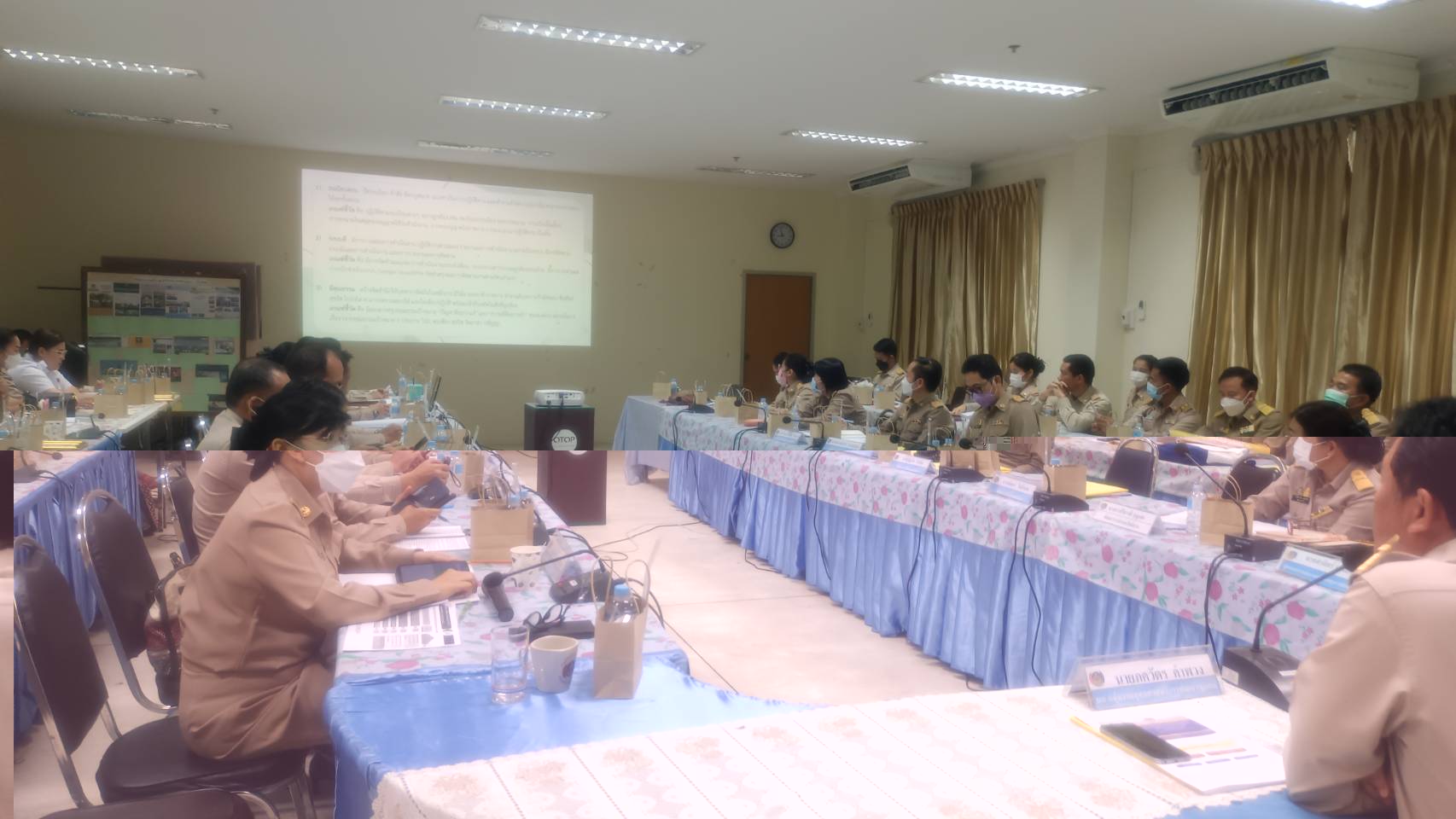 พัฒนาชมชนใสสะอาด “โครงการ พช. หนองคาย มุ่งสู่องค์กรคุณธรรม นำความรู้ สู่ความสุข”