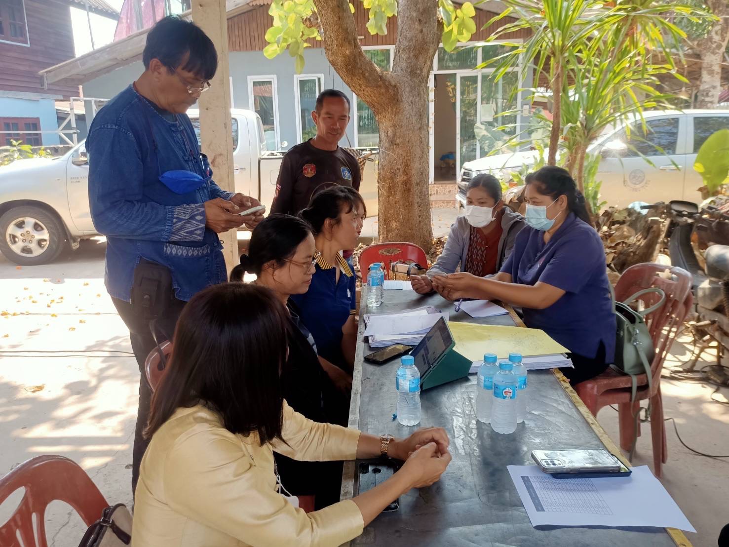 พช.หนองคาย ติดตามและนิเทศงานการจัดเก็บข้อมูลความจำเป็นขั้นพื้นฐาน(จปฐ.)