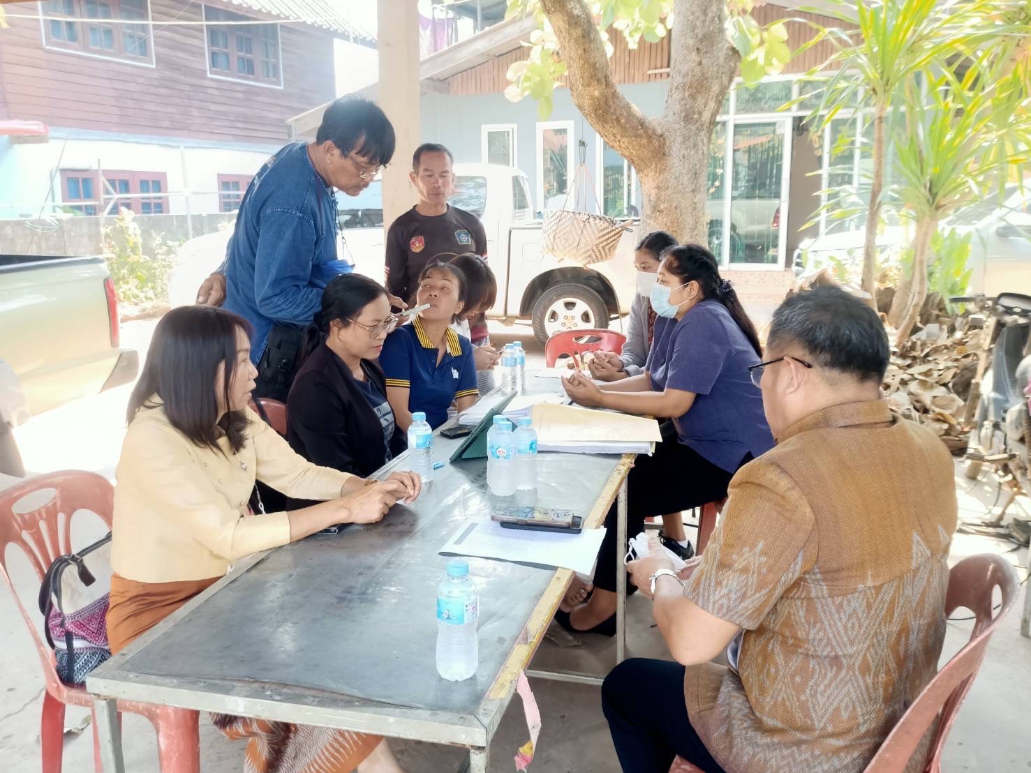 พช.หนองคาย ติดตามและนิเทศงานการจัดเก็บข้อมูลความจำเป็นขั้นพื้นฐาน(จปฐ.)