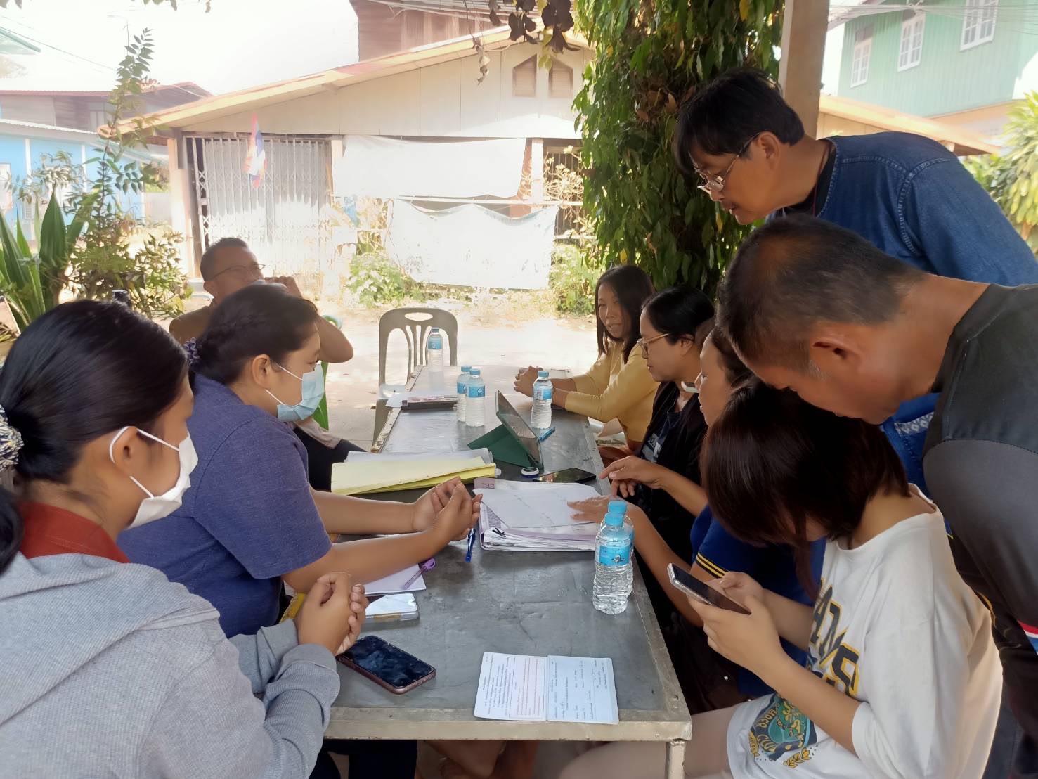 พช.หนองคาย ติดตามและนิเทศงานการจัดเก็บข้อมูลความจำเป็นขั้นพื้นฐาน(จปฐ.)