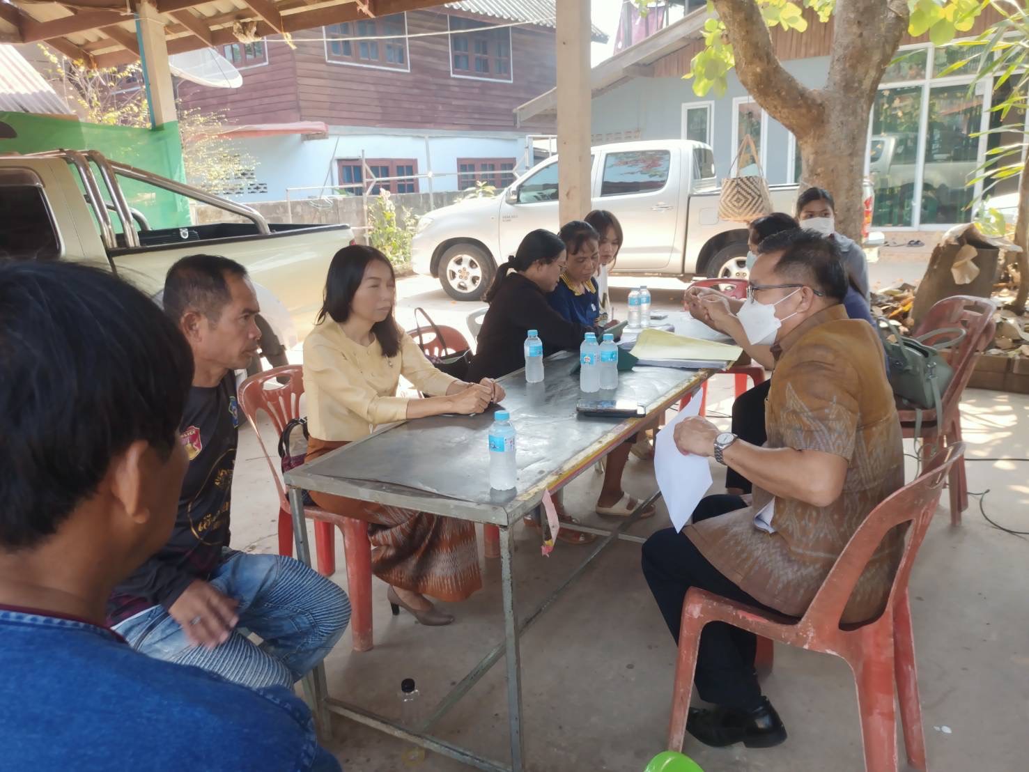 พช.หนองคาย ติดตามและนิเทศงานการจัดเก็บข้อมูลความจำเป็นขั้นพื้นฐาน(จปฐ.)