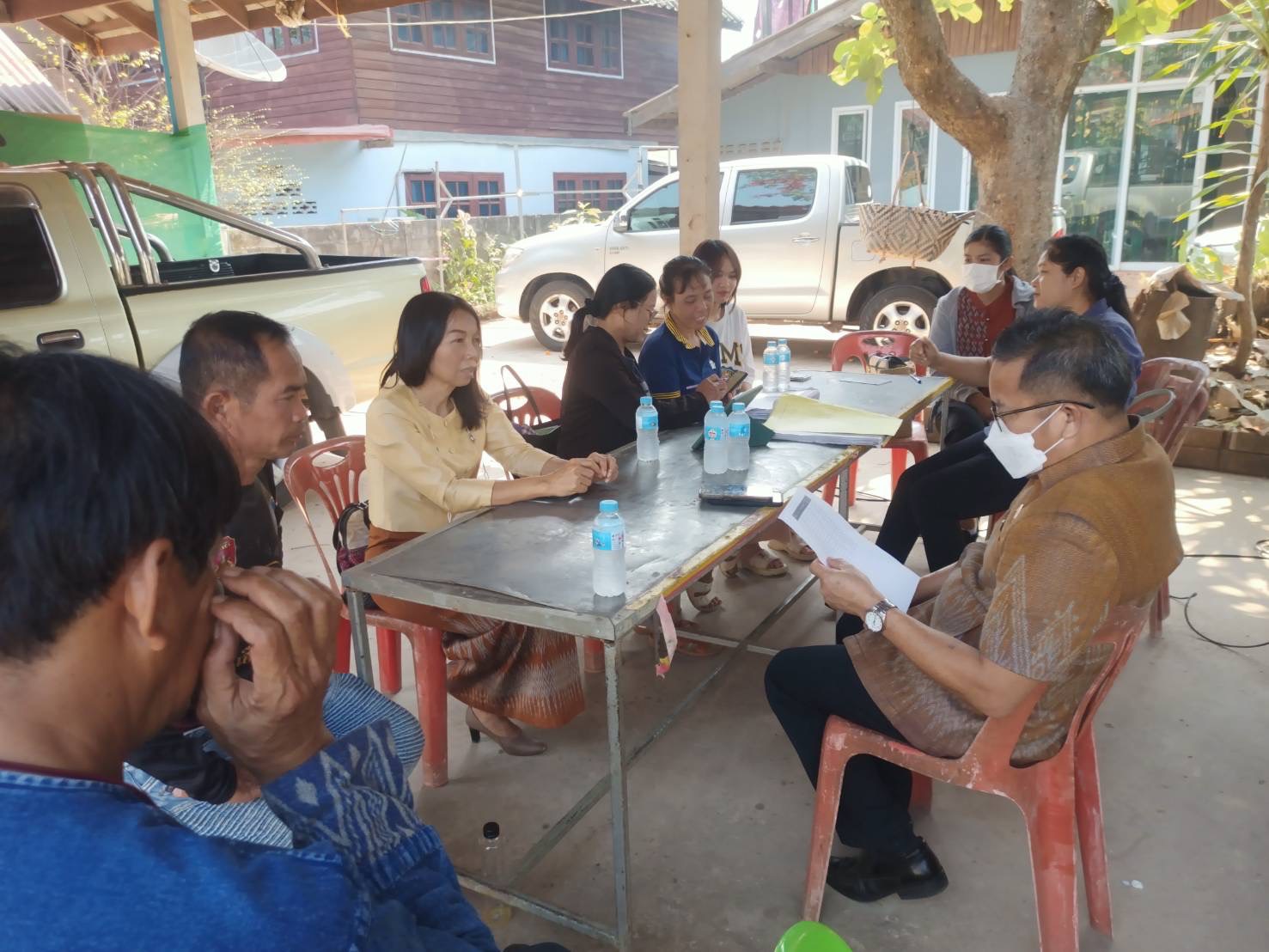 พช.หนองคาย ติดตามและนิเทศงานการจัดเก็บข้อมูลความจำเป็นขั้นพื้นฐาน(จปฐ.)