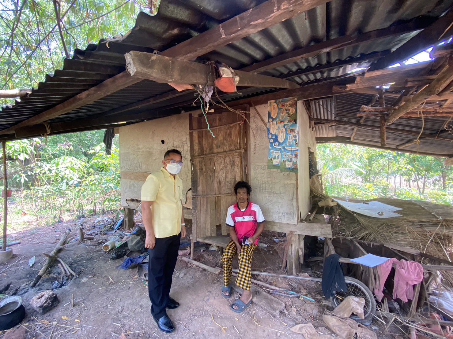 พช.หนองคาย ติตตามและสนับสนุนการดำเนินงานโครงการบ้านห่วงใยจากใจ GLO