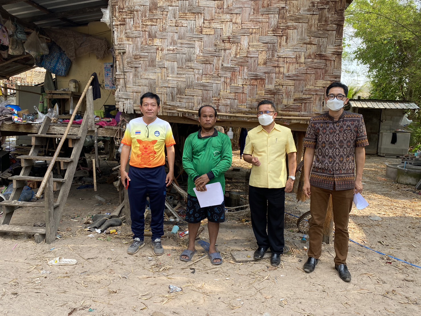 พช.หนองคาย ติตตามและสนับสนุนการดำเนินงานโครงการบ้านห่วงใยจากใจ GLO