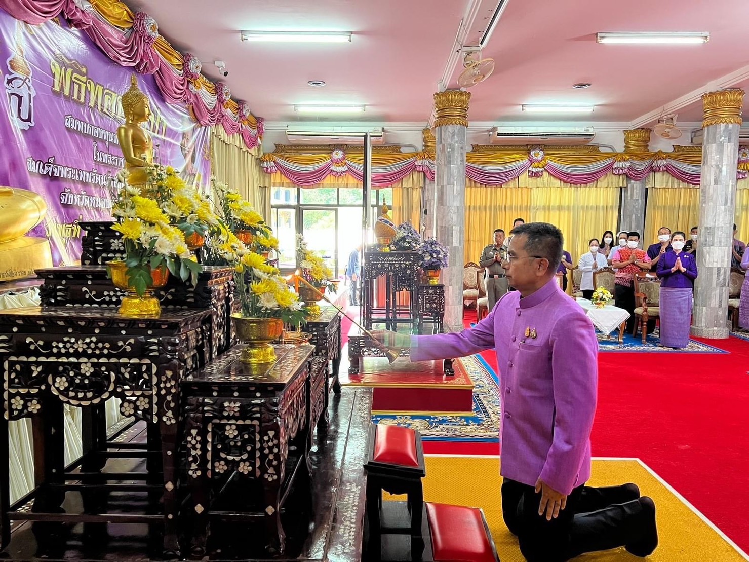 พช.หนองคาย จัดพิธีทอดผ้าป่าสมทบกองทุนพัฒนาเด็กชนบท ในพระราชูปถัมภ์สมเด็จพระเทพรัตนราชสุดาฯ สยามบรมราชกุมารี