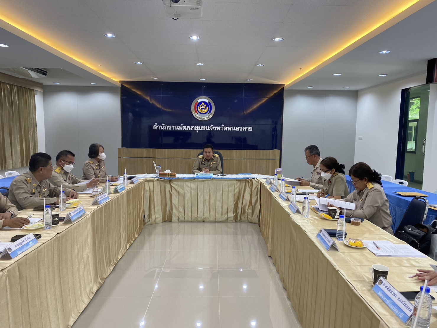 พช.หนองคาย ประชุมผู้อำนวยการกลุ่มงาน พัฒนาการอำเภอ ครั้งที่ 5/2566