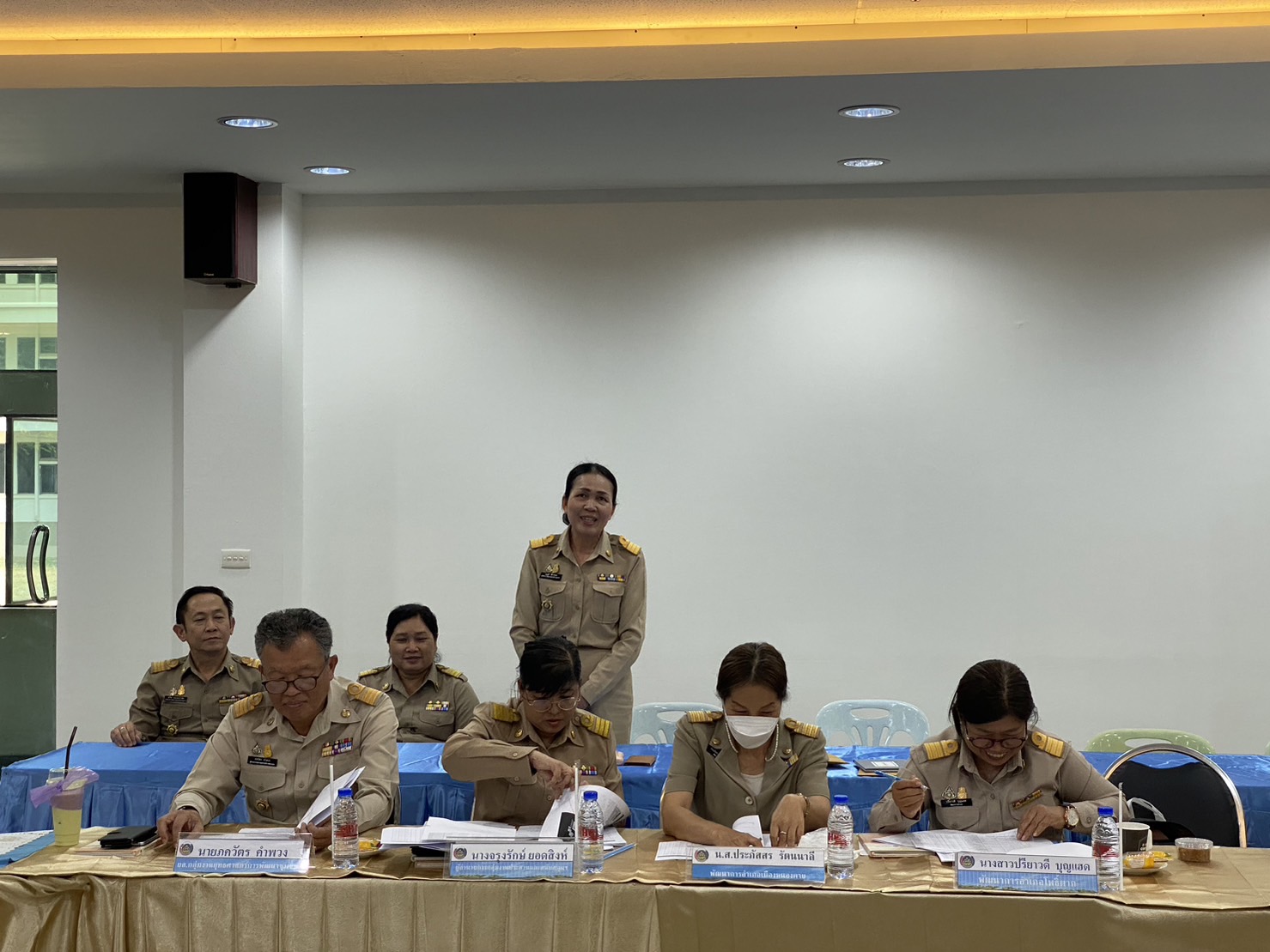 พช.หนองคาย ประชุมผู้อำนวยการกลุ่มงาน พัฒนาการอำเภอ ครั้งที่ 5/2566