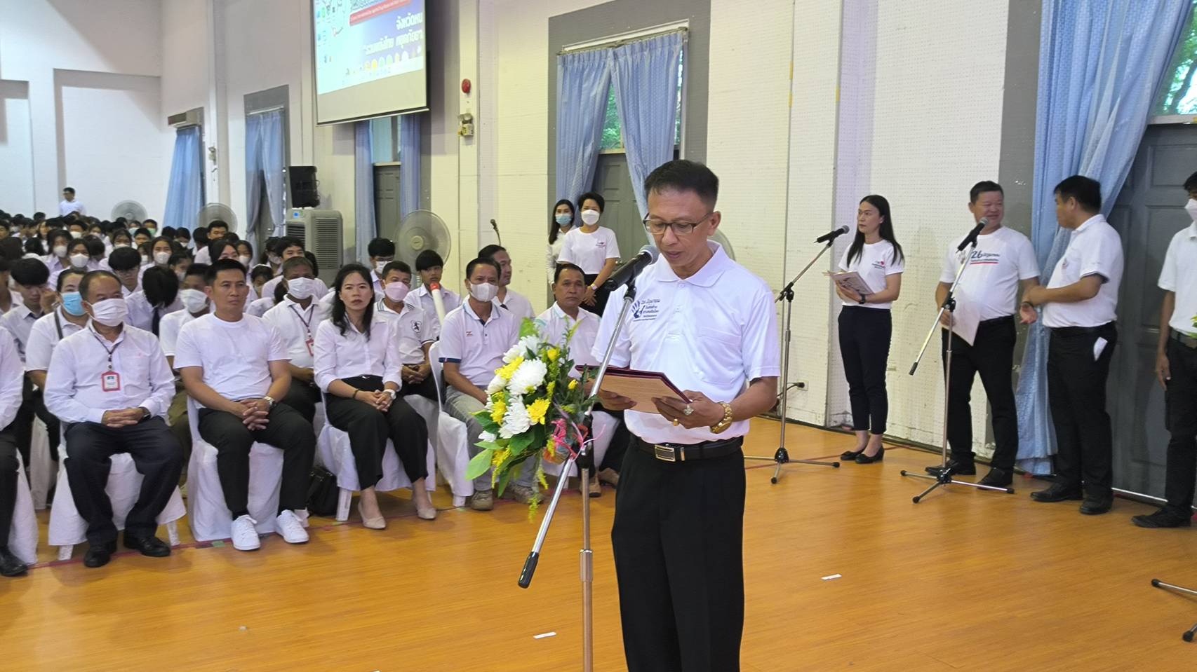 พช. หนองคาย : กิจกรรมรณรงค์ประชาสัมพันธ์ เนื่องในวันต่อต้านยาเสพติดโลก ประจำปี 2566 “รวมพลังไทย หยุดภัยยาเสพติด”