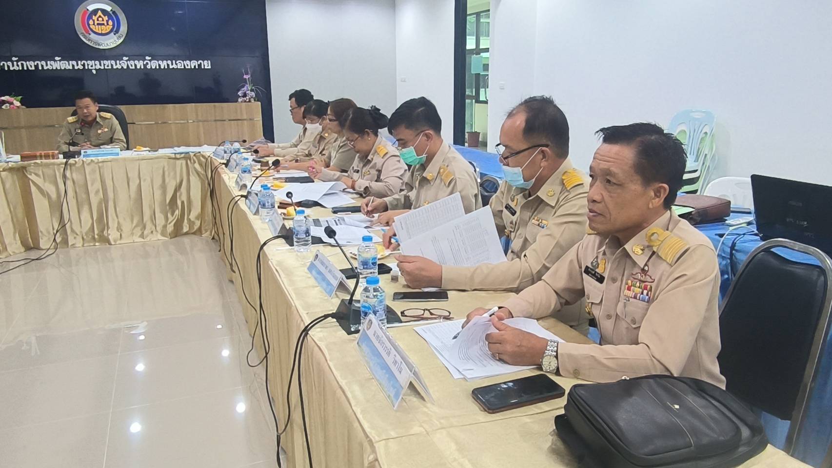 พช.หนองคาย ประชุมผู้อำนวยการกลุ่มงาน พัฒนาการอำเภอ ครั้งที่ 7 /2566