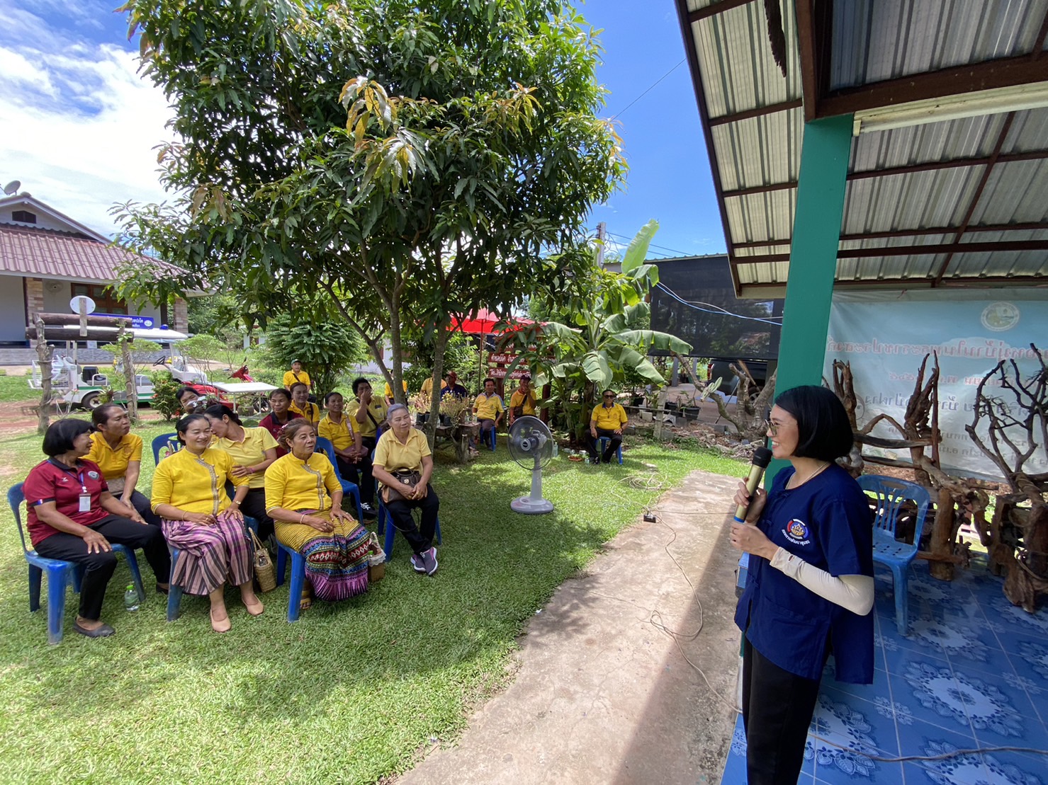 พช. หนองคาย : ดำเนินโครงการเสริมสร้างศักยภาพการดำเนินงานผู้นำจิตอาสาพัฒนาชุมชน