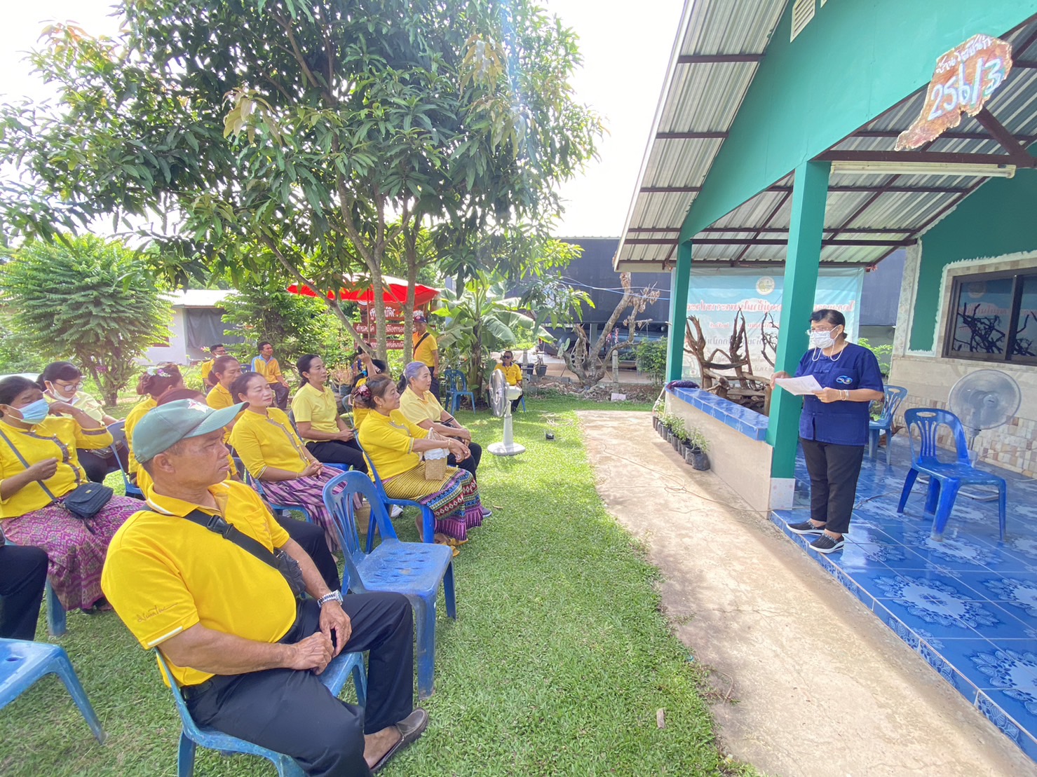 พช. หนองคาย : ดำเนินโครงการเสริมสร้างศักยภาพการดำเนินงานผู้นำจิตอาสาพัฒนาชุมชน