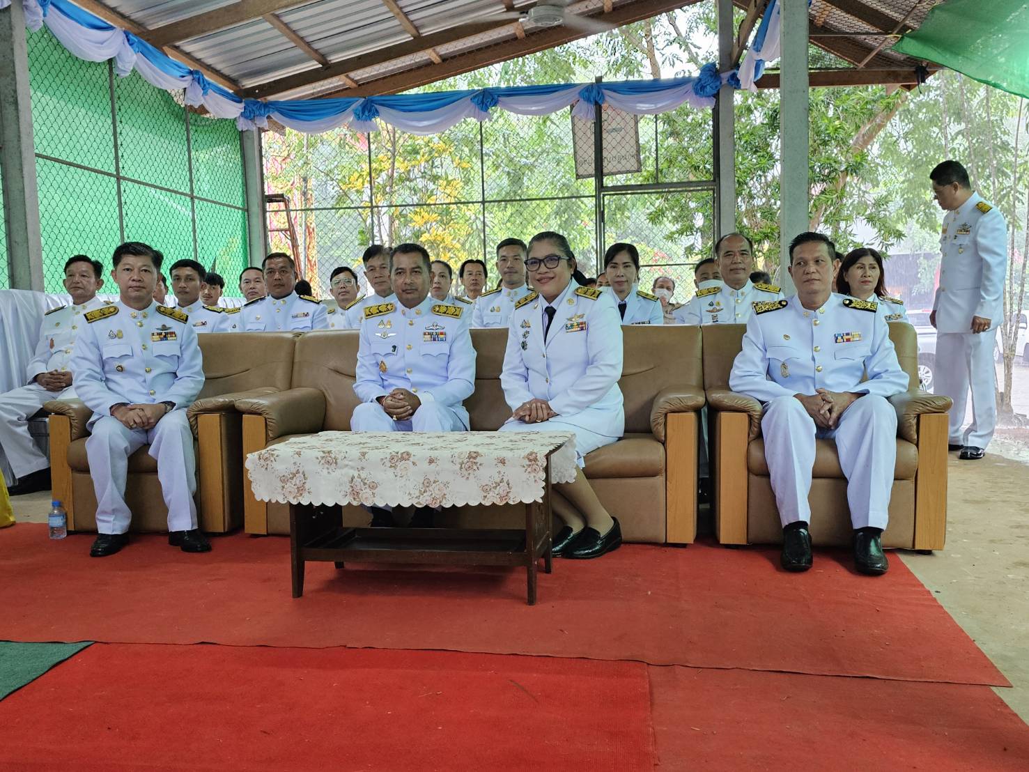 พิธีมอบเงินขวัญถุงพระราชทานกองทุนแม่ของแผ่นดิน บ้านดอนขม อำเภอท่าบ่อ