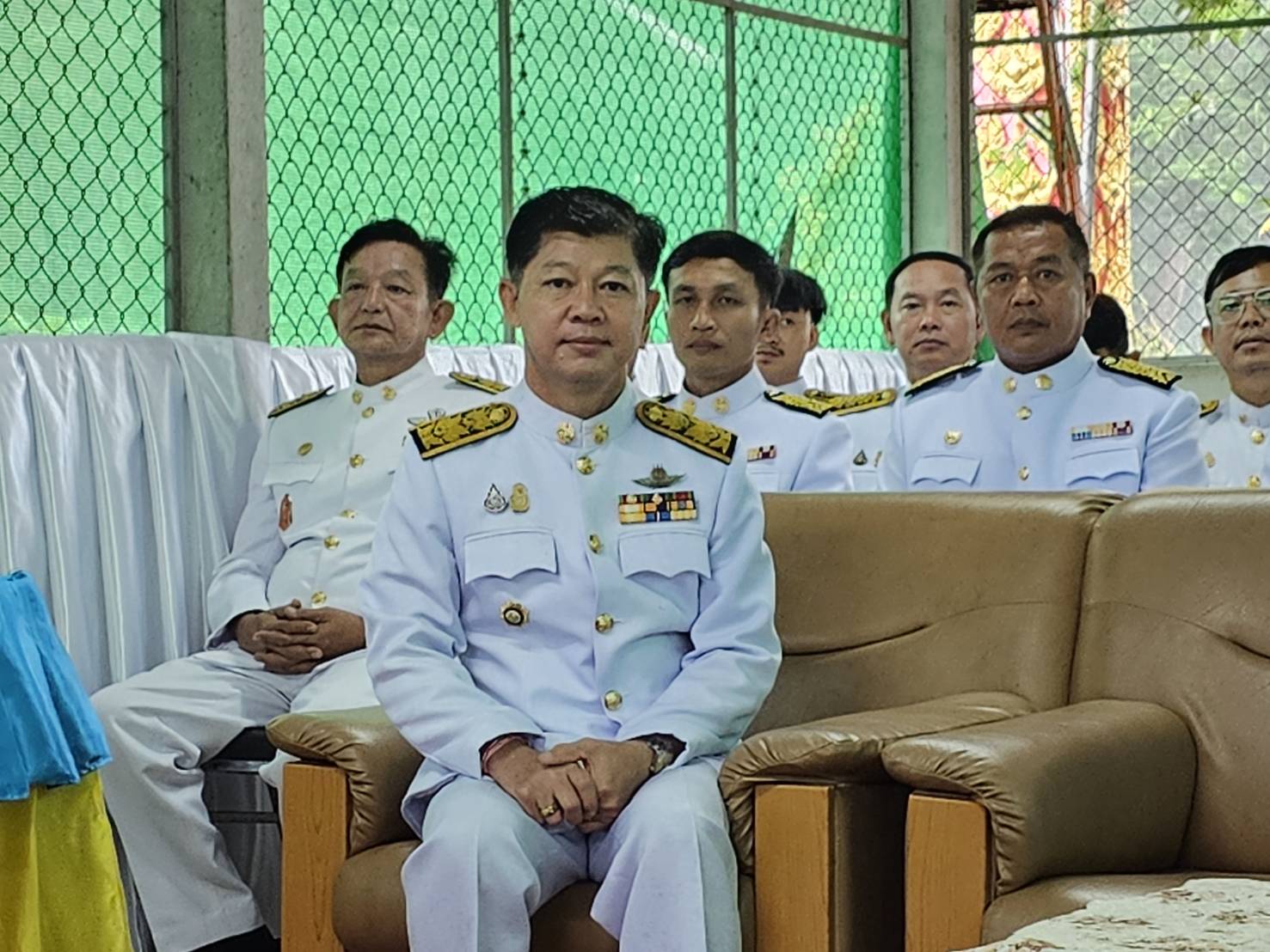 พิธีมอบเงินขวัญถุงพระราชทานกองทุนแม่ของแผ่นดิน บ้านดอนขม อำเภอท่าบ่อ