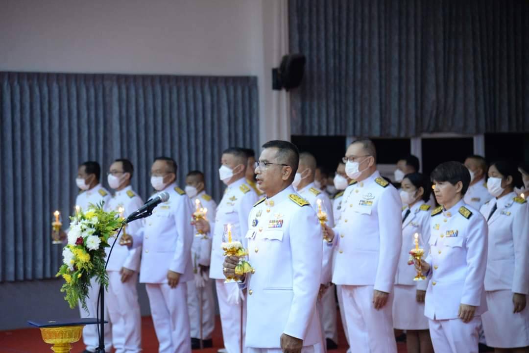 พช.หนองคาย ร่วมพิธีถวายเครื่องราชสักการะและวางพานพุ่ม และพิธีจุดเทียนชัยถวายพระพรชัยมงคล พระบาทสมเด็จพระเจ้าอยู่หัว เนื่องในโอกาสมหามงคลวันเฉลิมพระชนพรรษา 28 กรกฎาคม 2566