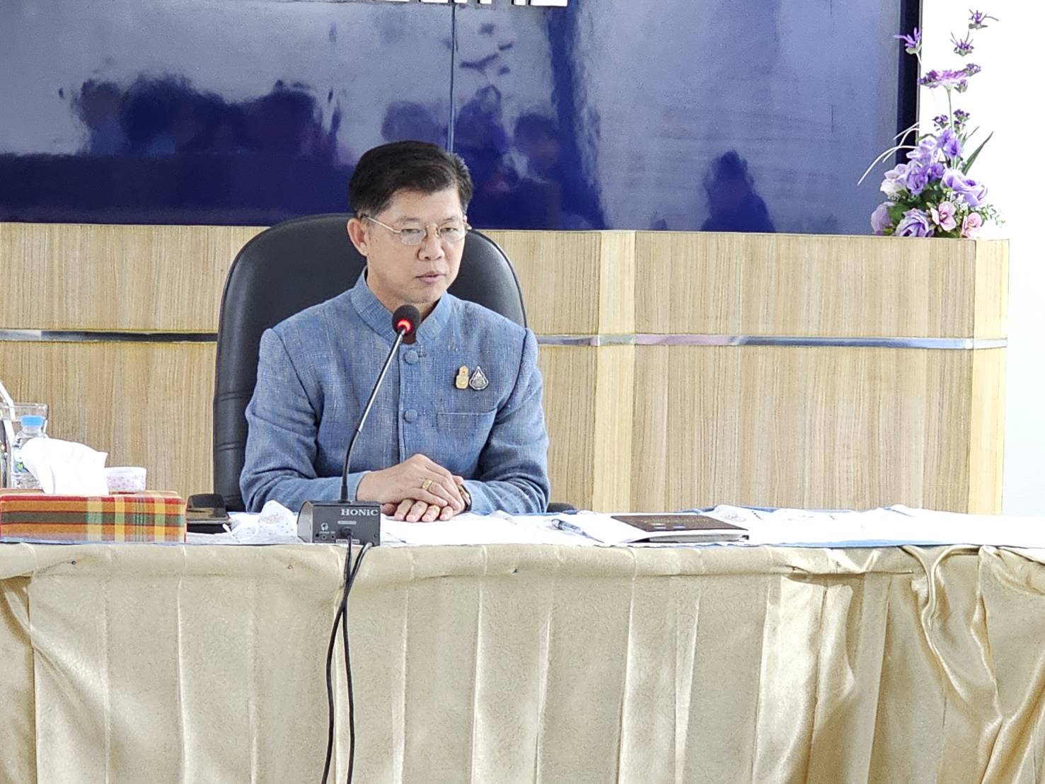 “งาน งบ ระบบ คน” พช.หนองคาย จัดประชุมการประสานแผนการปฏิบัติราชการสำนักงานพัฒนาชุมชนจังหวัดหนองคาย ครั้งที่ 7/2566