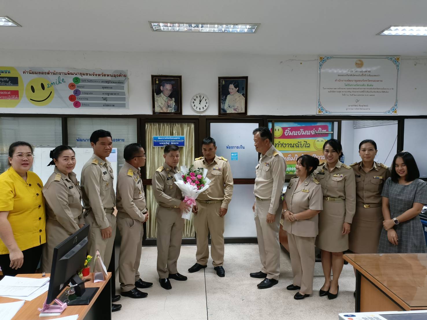 พช.หนองคาย ต้อนรับข้าราชการใหม่ที่ได้รับคำสั่งแต่งตั้งให้ดำรงตำแหน่งนักวิชาการพัฒนาชุมชนปฏิบัติการ