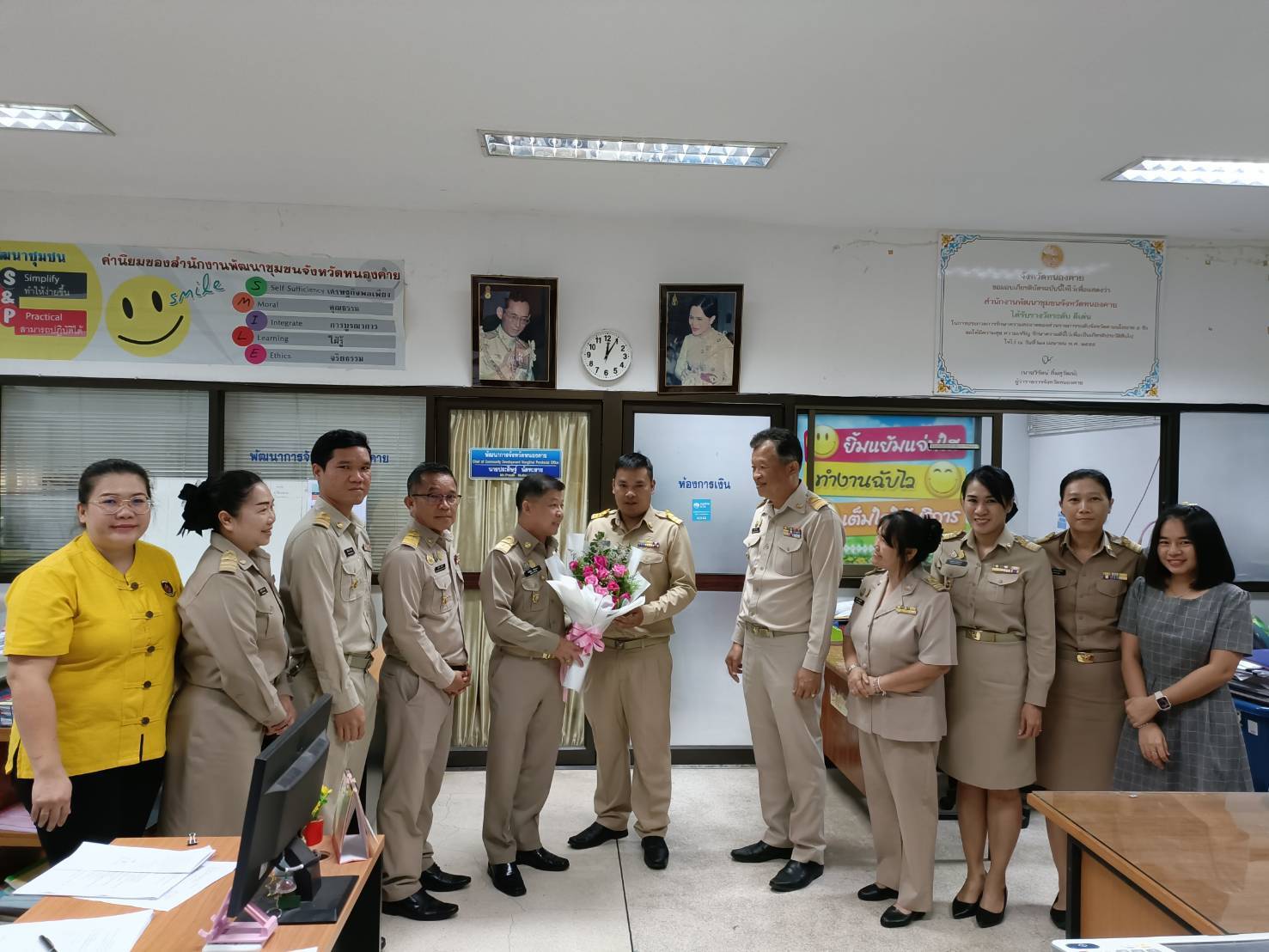 พช.หนองคาย ต้อนรับข้าราชการใหม่ที่ได้รับคำสั่งแต่งตั้งให้ดำรงตำแหน่งนักวิชาการพัฒนาชุมชนปฏิบัติการ