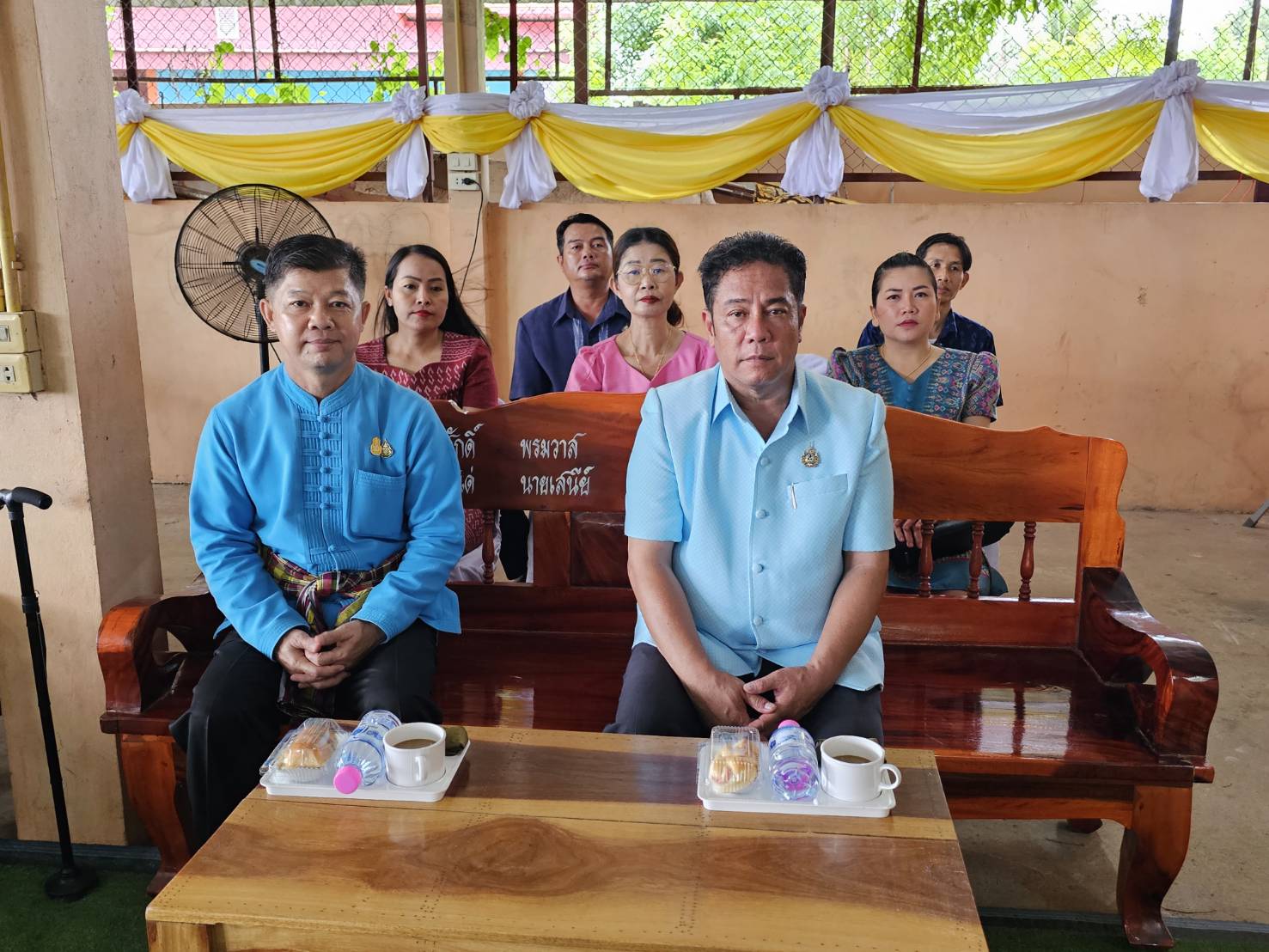 พช. หนองคาย จับมือกลุ่มจักสานบ้านดาวเรืองเข้ารับการคัดเลือกหมู่บ้านหัตถกรรมเพื่อเข้ารับรางวัล ” หม่อมงามจิตต์ บุรฉัตร” รางวัลสร้างเสริมคนดีมีคุณธรรม ประจำปี 2566