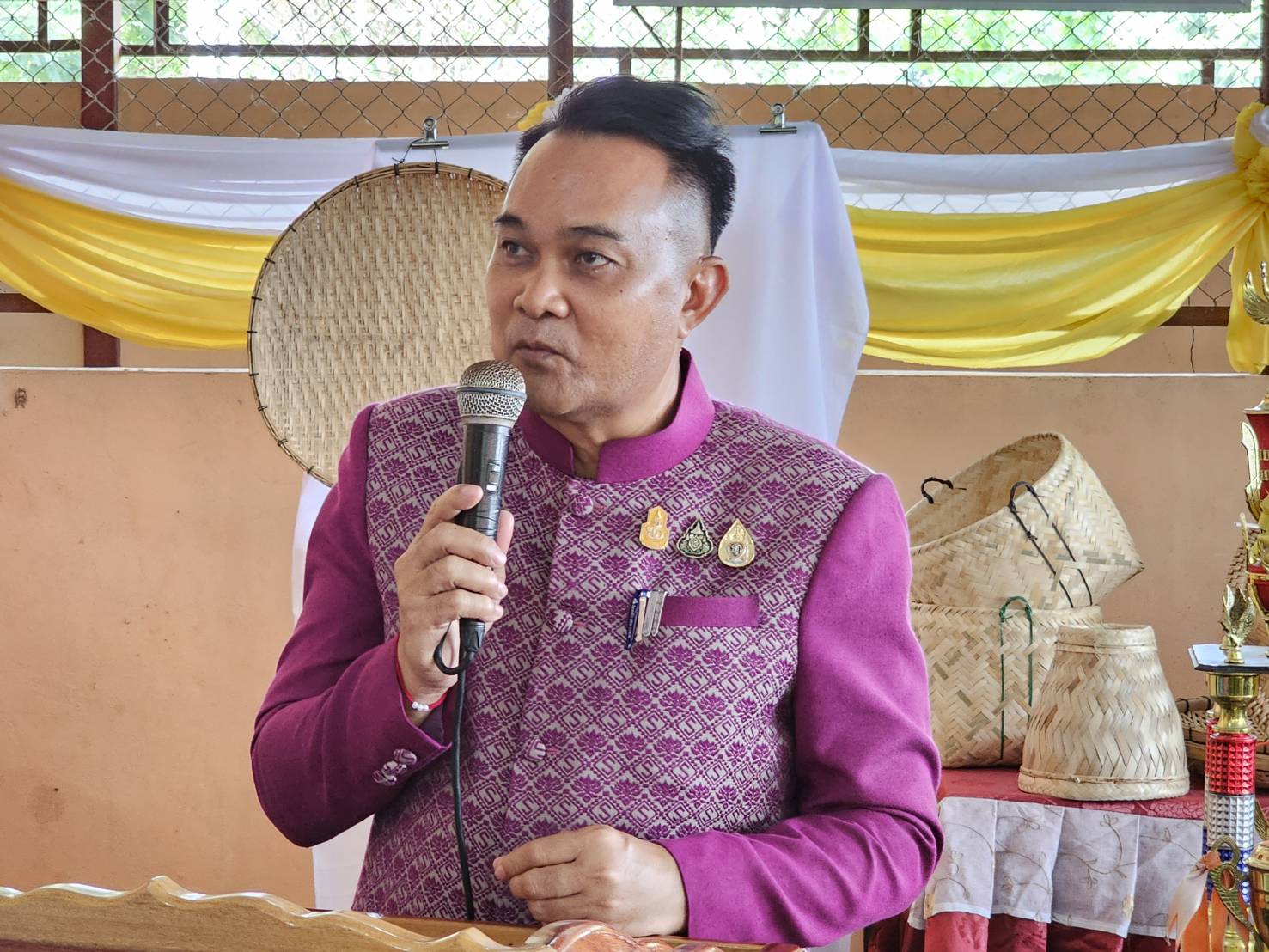 พช. หนองคาย จับมือกลุ่มจักสานบ้านดาวเรืองเข้ารับการคัดเลือกหมู่บ้านหัตถกรรมเพื่อเข้ารับรางวัล ” หม่อมงามจิตต์ บุรฉัตร” รางวัลสร้างเสริมคนดีมีคุณธรรม ประจำปี 2566