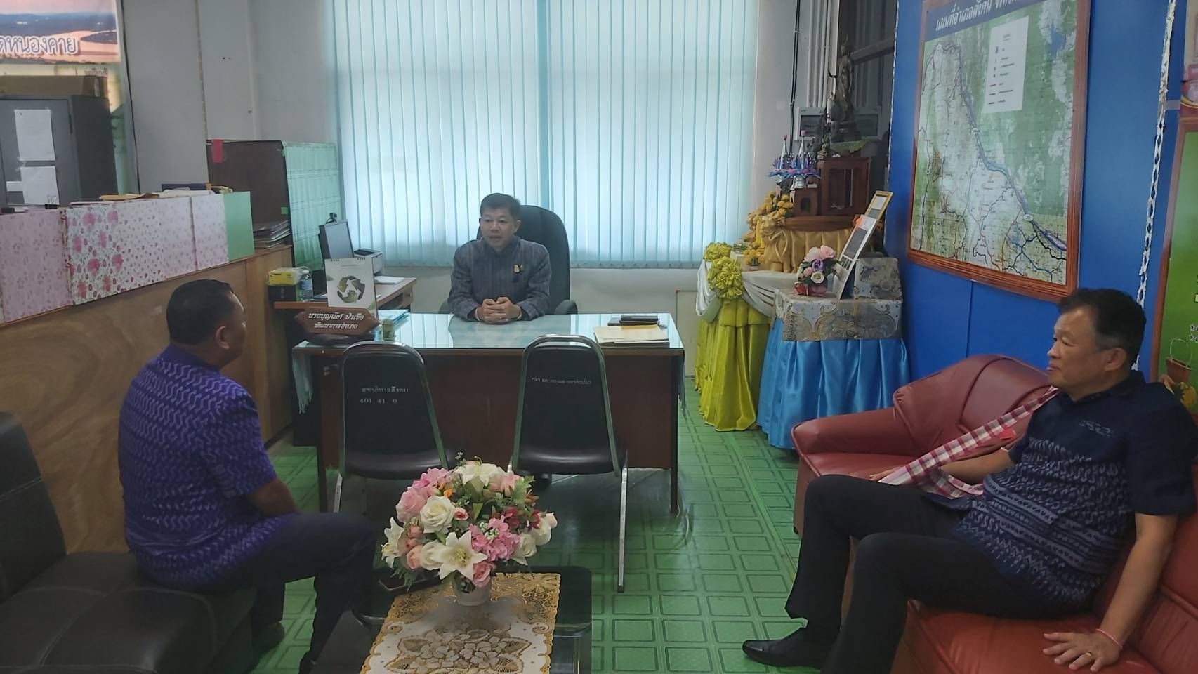 พช.หนองคาย ลงพื้นที่นิเทศติดตามการดำเนินงาน สำนักงานพัฒนาชุมชนอำเภอสังคม จังหวัดหนองคาย