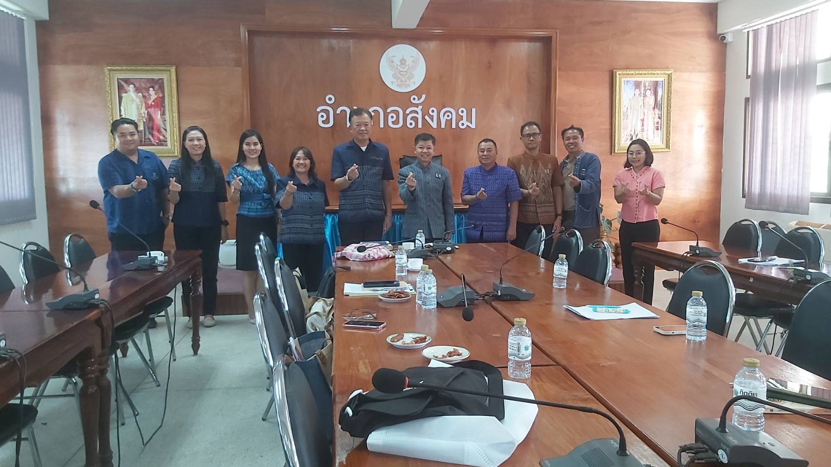 พช.หนองคาย ลงพื้นที่นิเทศติดตามการดำเนินงาน สำนักงานพัฒนาชุมชนอำเภอสังคม จังหวัดหนองคาย