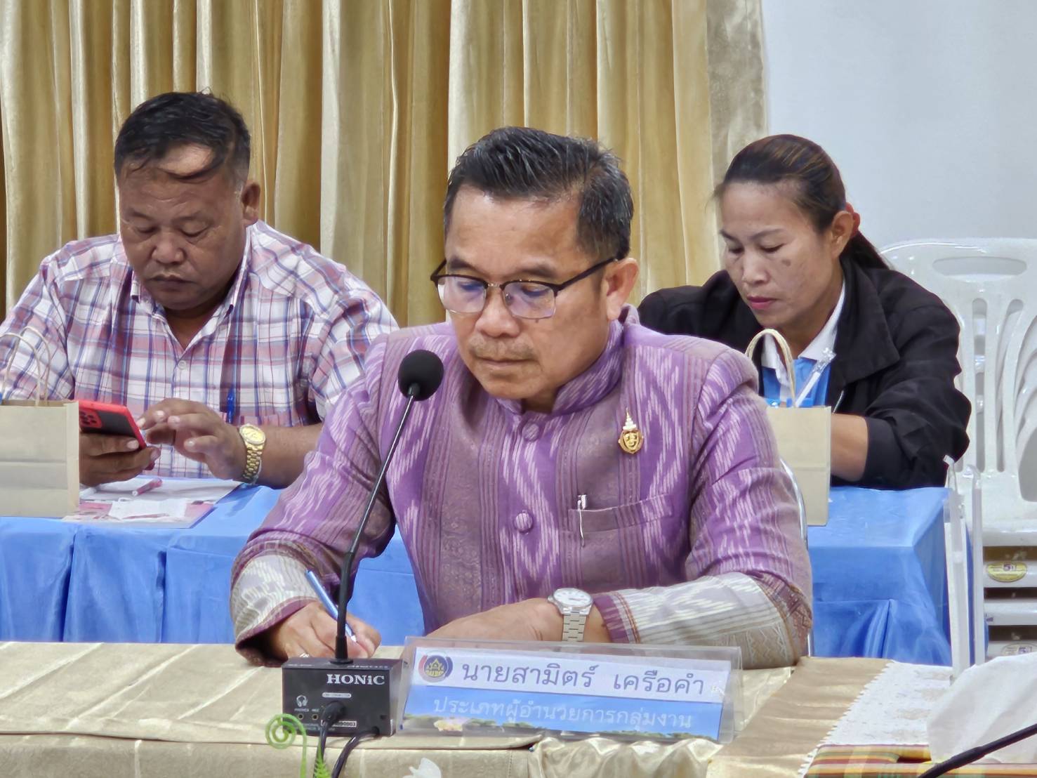 พช.หนองคาย จัดการประชุมเชิงปฏิบัติการส่งเสริมศักยภาพเครือข่ายกลุ่มออมทรัพย์เพื่อการผลิตระดับจังหวัด