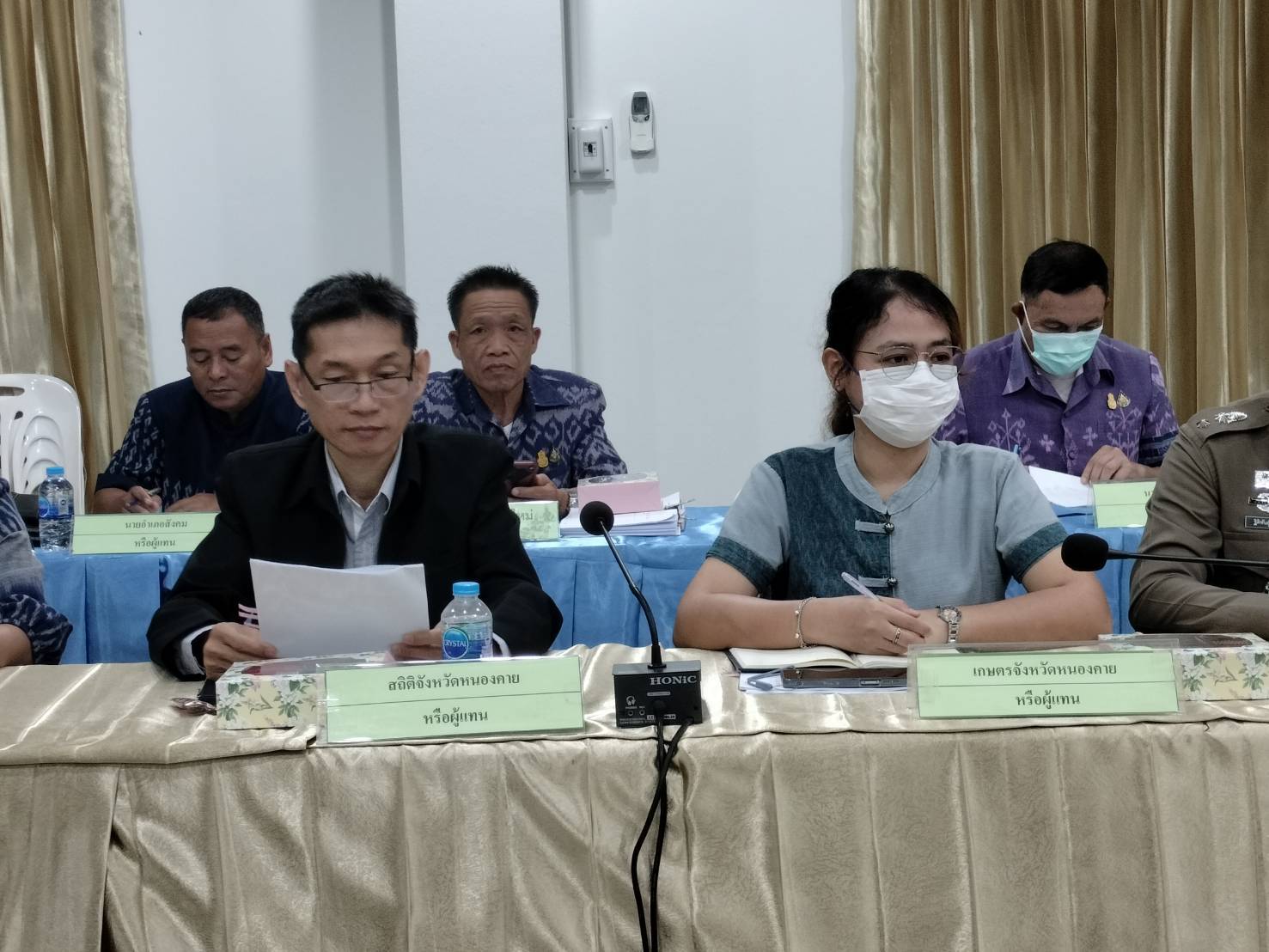 พช.หนองคาย ประชุมคณะทำงานบริหารการจัดเก็บข้อมูลความจำเป็นพื้นฐาน (จปฐ.) ข้อมูลพื้นฐานระดับหมู่บ้าน (กชช.2ค) ด้วยเครื่องมืออิเล็กทรอนิกส์ ระดับจังหวัด ปี 2566