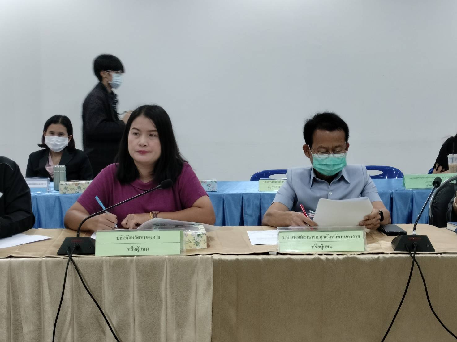 พช.หนองคาย ประชุมคณะทำงานบริหารการจัดเก็บข้อมูลความจำเป็นพื้นฐาน (จปฐ.) ข้อมูลพื้นฐานระดับหมู่บ้าน (กชช.2ค) ด้วยเครื่องมืออิเล็กทรอนิกส์ ระดับจังหวัด ปี 2566