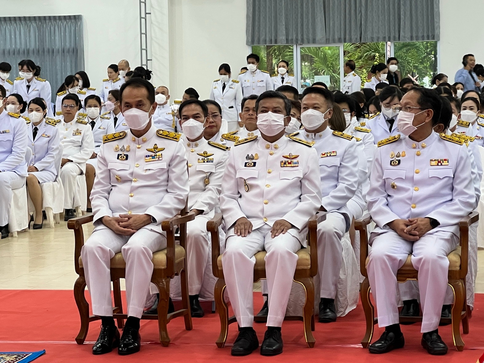 พช.หนองคาย ร่วมกิจกรรมทำบุญตักบาตรและพิธีทางศาสนามหามงคล วันแม่แห่งชาติ 12 สิงหาคม 2566